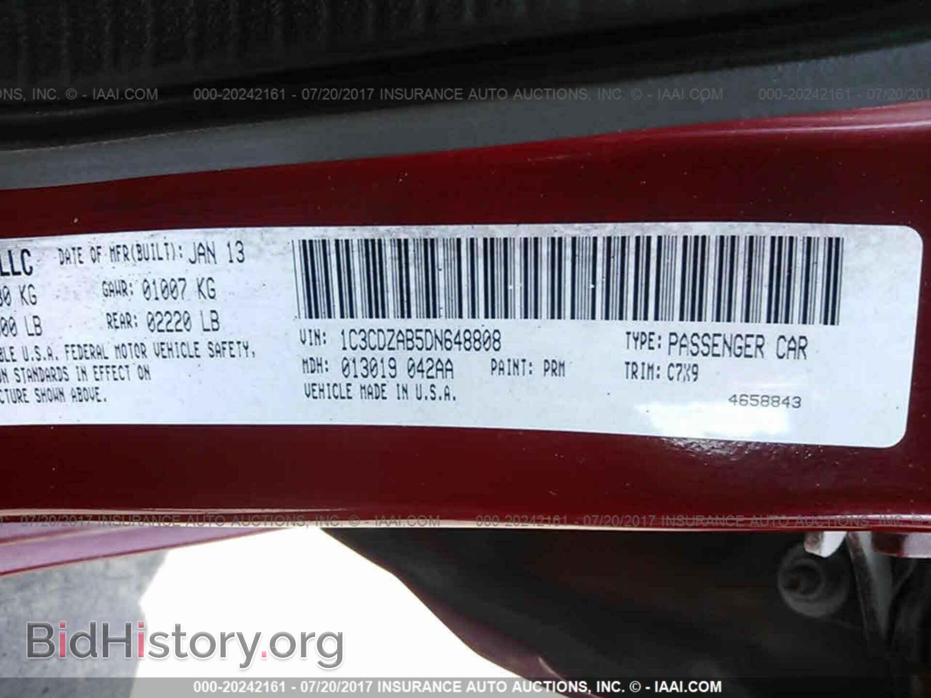 2013 Dodge Avenger - VIN: 1C3CDZAB5DN648808 - Photo 9
