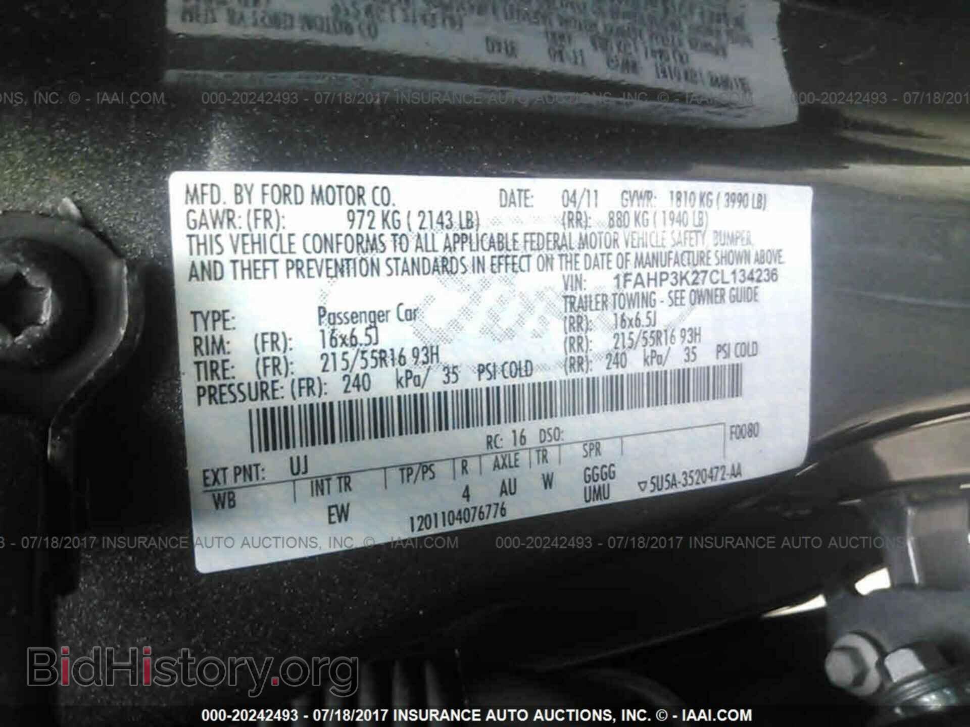 2012 Ford Focus - VIN: 1FAHP3K27CL134236 - Фото 9