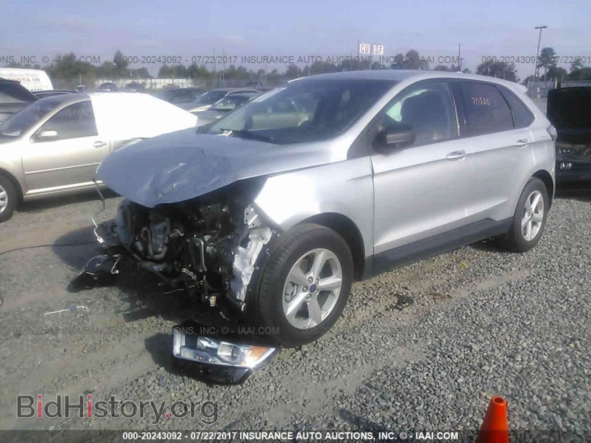 2015 Ford Edge - VIN: 2FMTK3G89FBB43374 - Фото 2