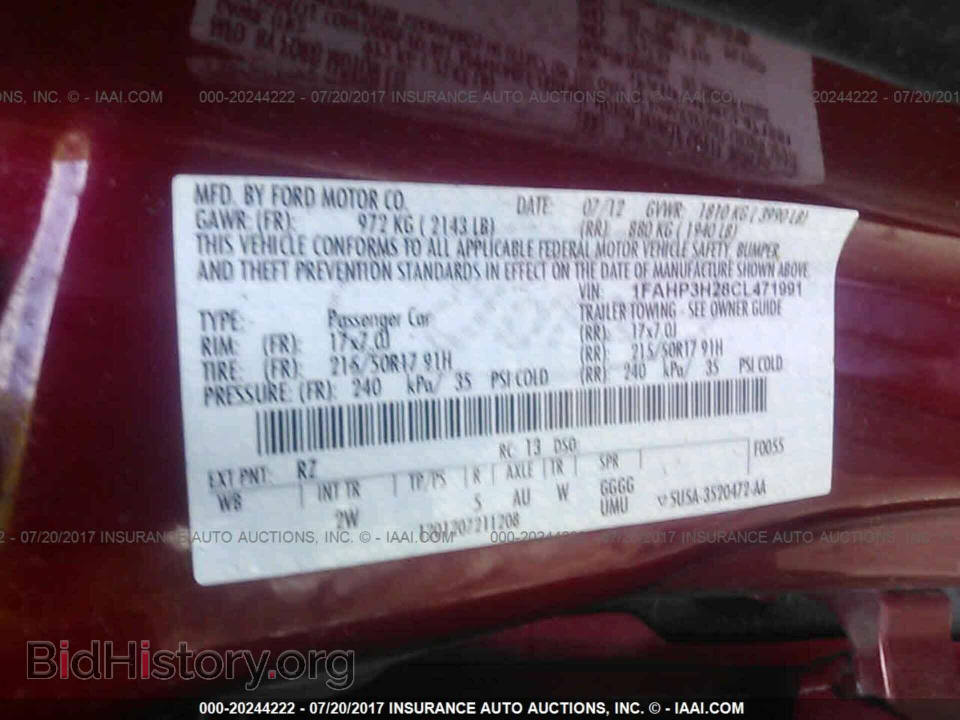 2012 Ford Focus - VIN: 1FAHP3H28CL471991 - Photo 9