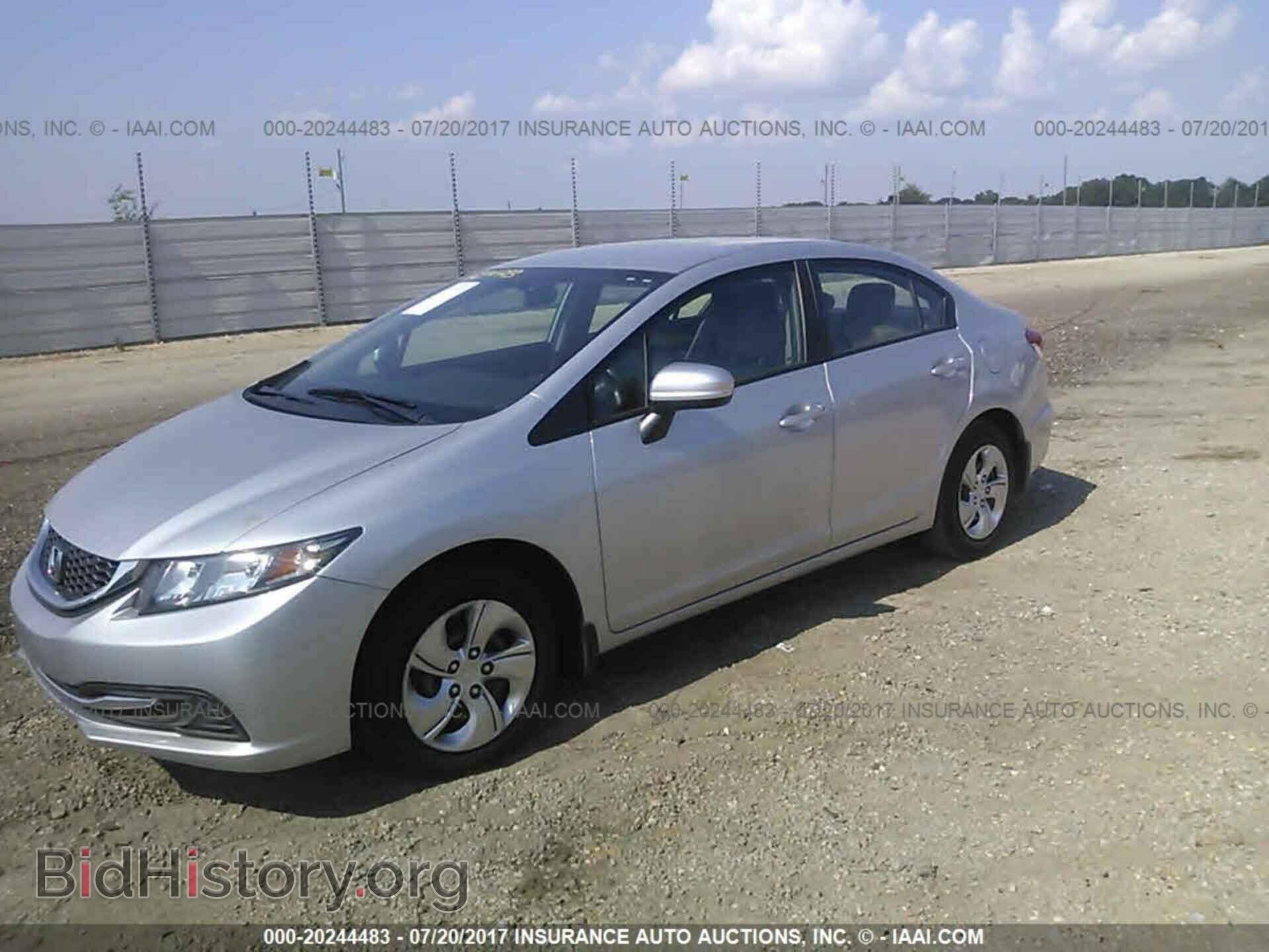 2014 Honda Civic - VIN: 2HGFB2F53EH516795 - Фото 2