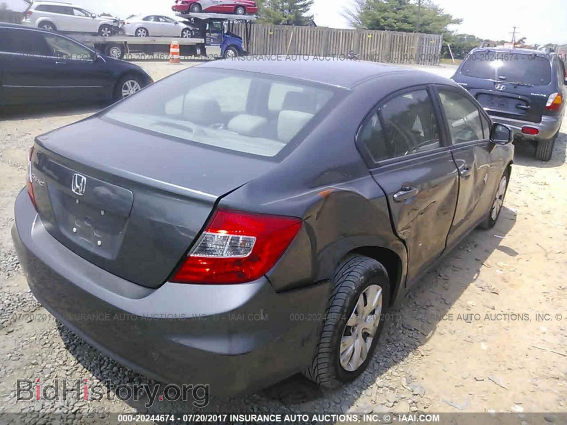 2012 Honda Civic - VIN: 19XFB2F55CE104501 - Фото 4