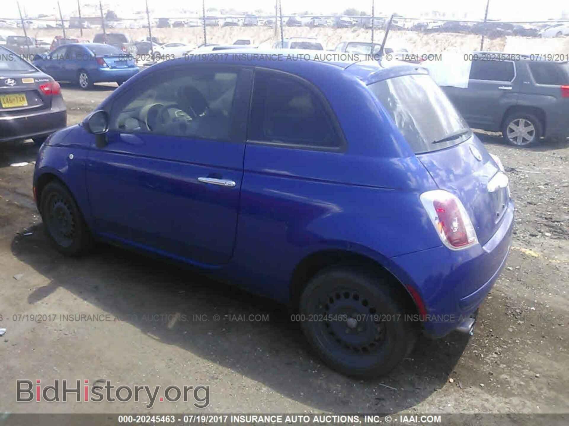 2012 Fiat 500 - VIN: 3C3CFFAR1CT381574 - Фото 3