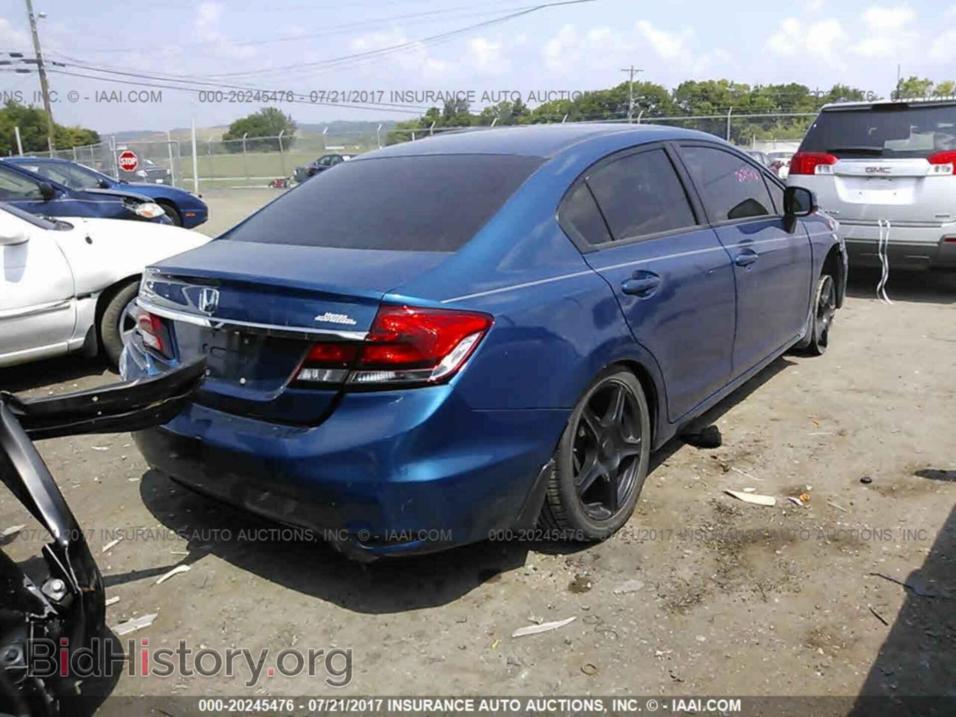 2013 Honda Civic - VIN: 19XFB2F59DE013572 - Фото 4