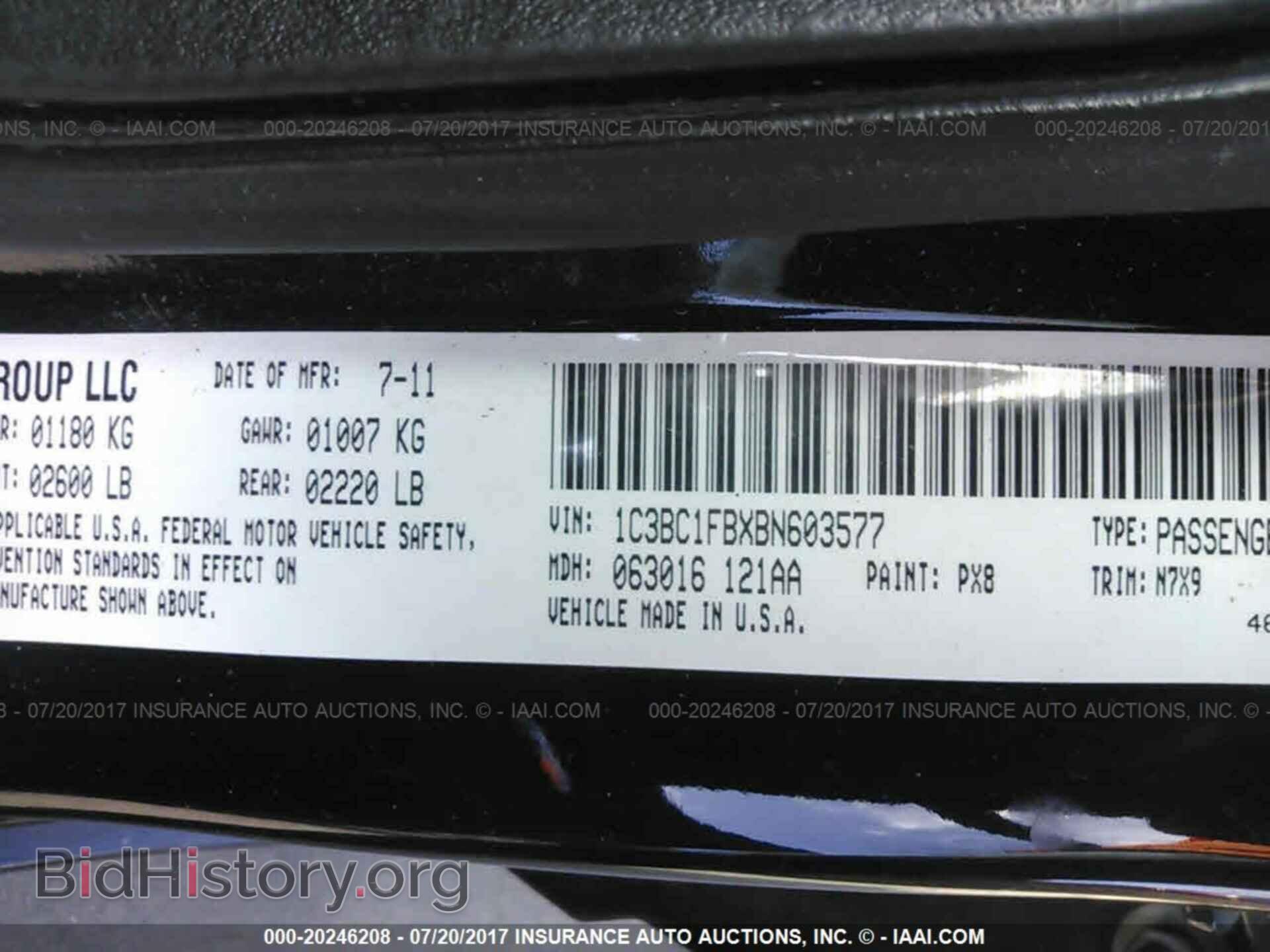 2011 Chrysler 200 - VIN: 1C3BC1FBXBN603577 - Photo 9