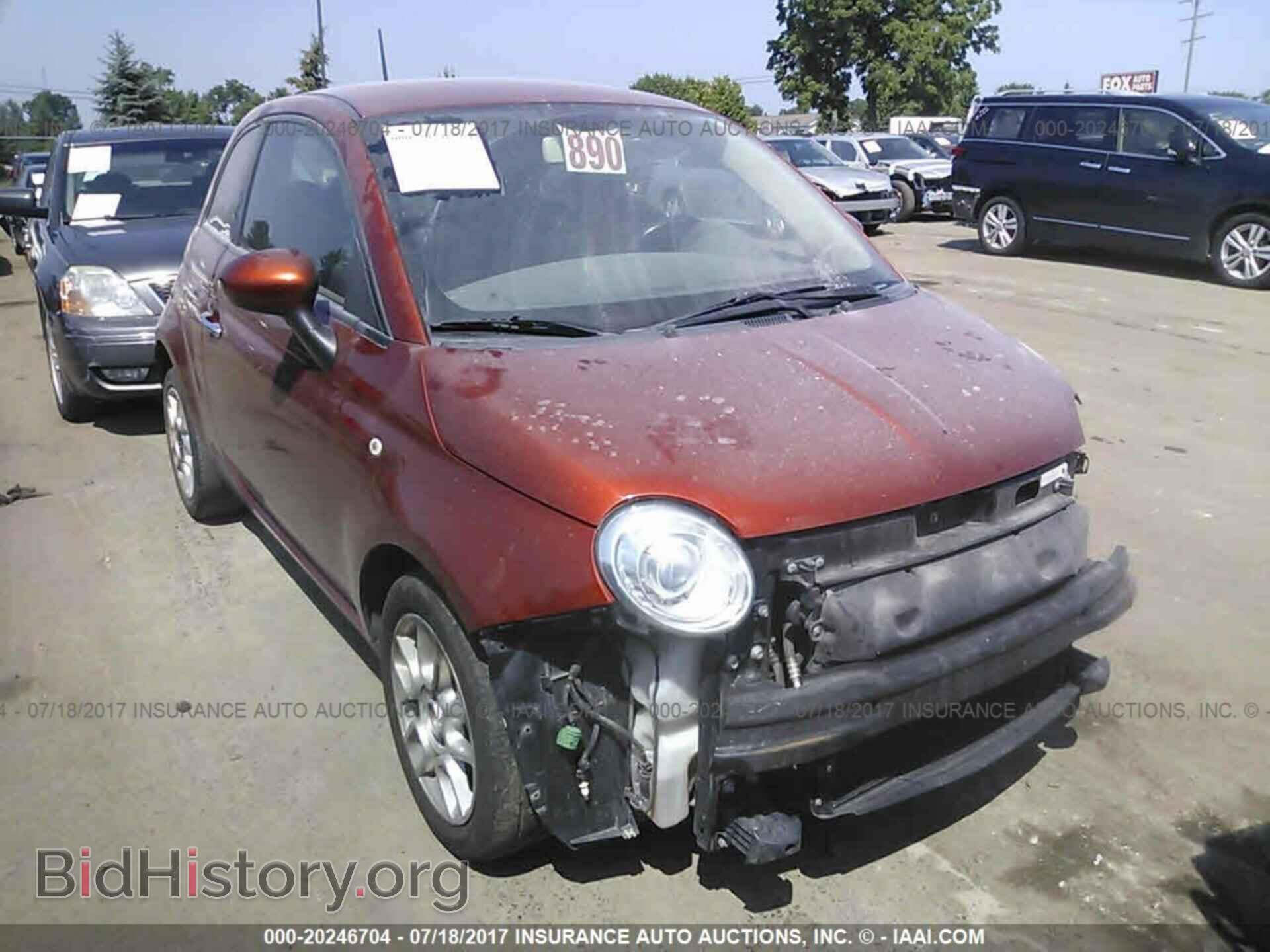 Фотография 3C3CFFAR6CT380338 - Fiat 500 2012