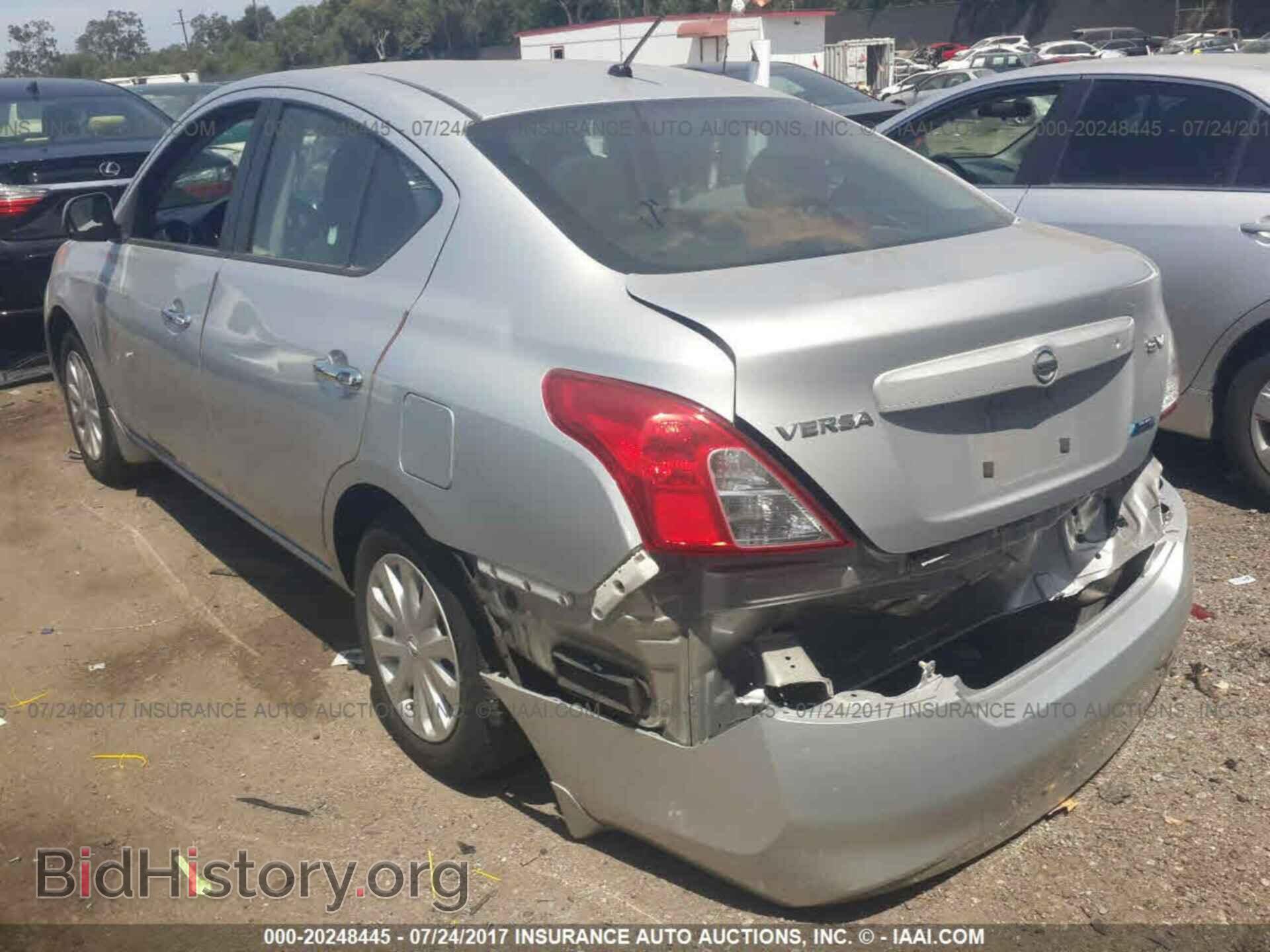 2012 Nissan Versa - VIN: 3N1CN7AP2CL893978 - Фото 3