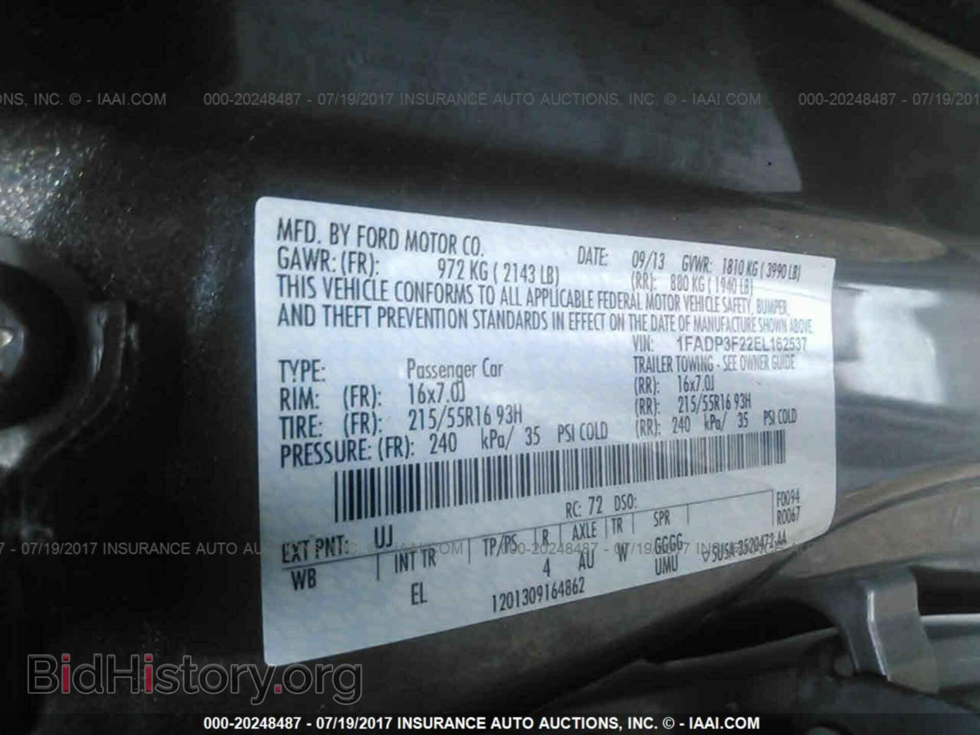 2014 Ford Focus - VIN: 1FADP3F22EL162537 - Photo 9