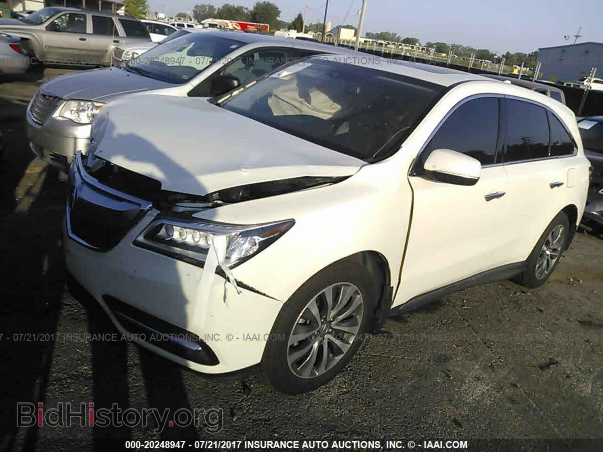 2015 Acura Mdx - VIN: 5FRYD4H61FB032925 - Фото 2