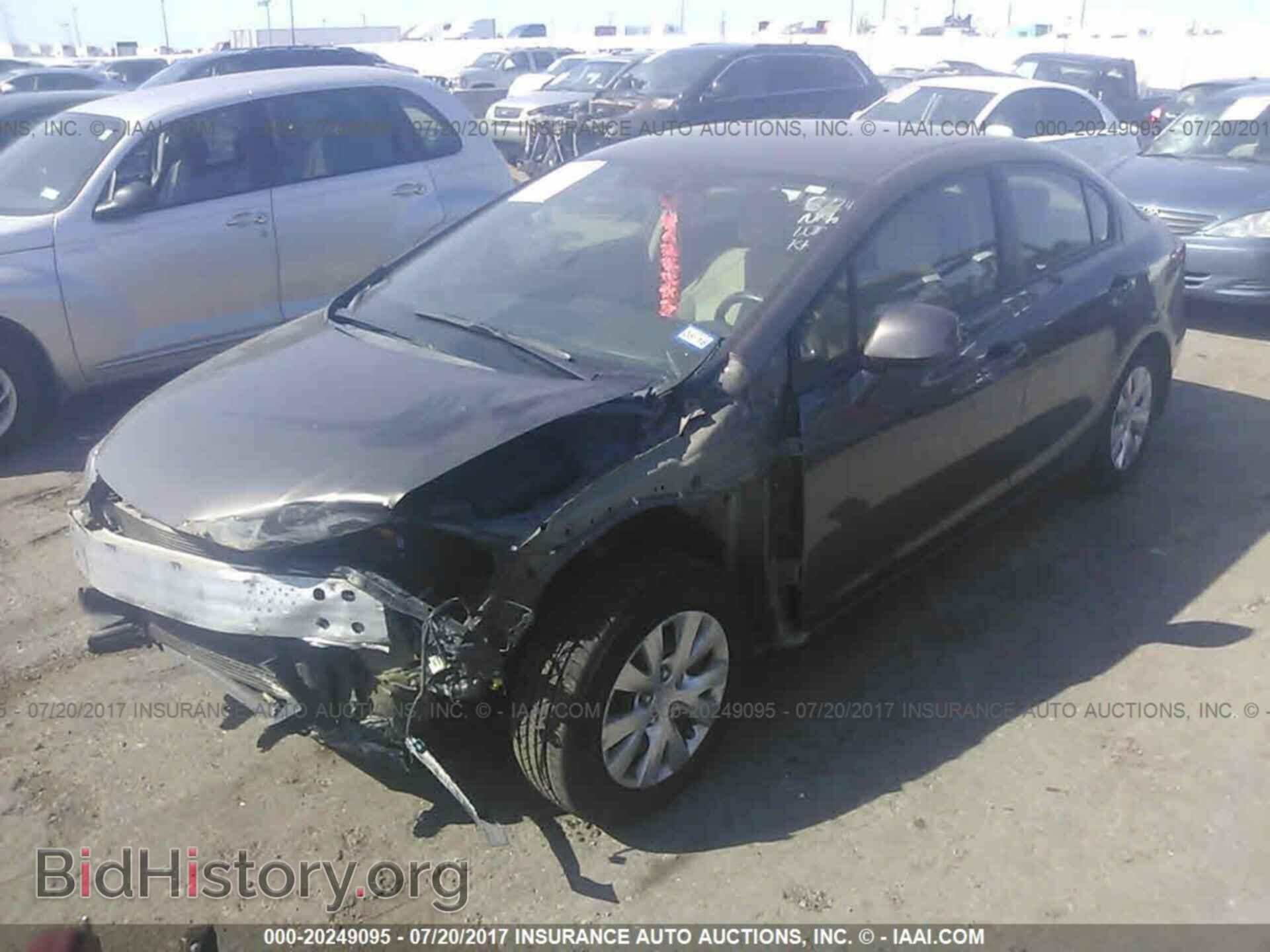 2012 Honda Civic - VIN: 2HGFB2F59CH591949 - Фото 2