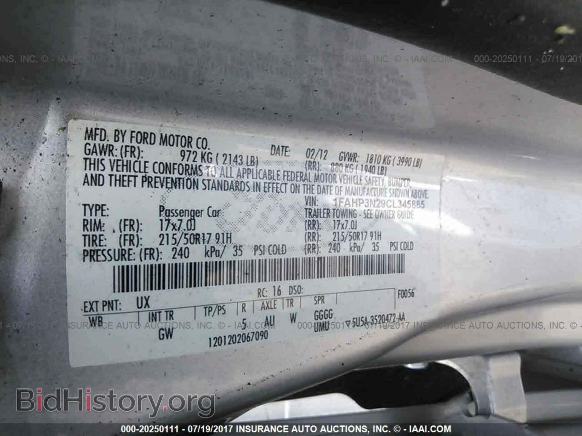 2012 Ford Focus - VIN: 1FAHP3N29CL345885 - Photo 9