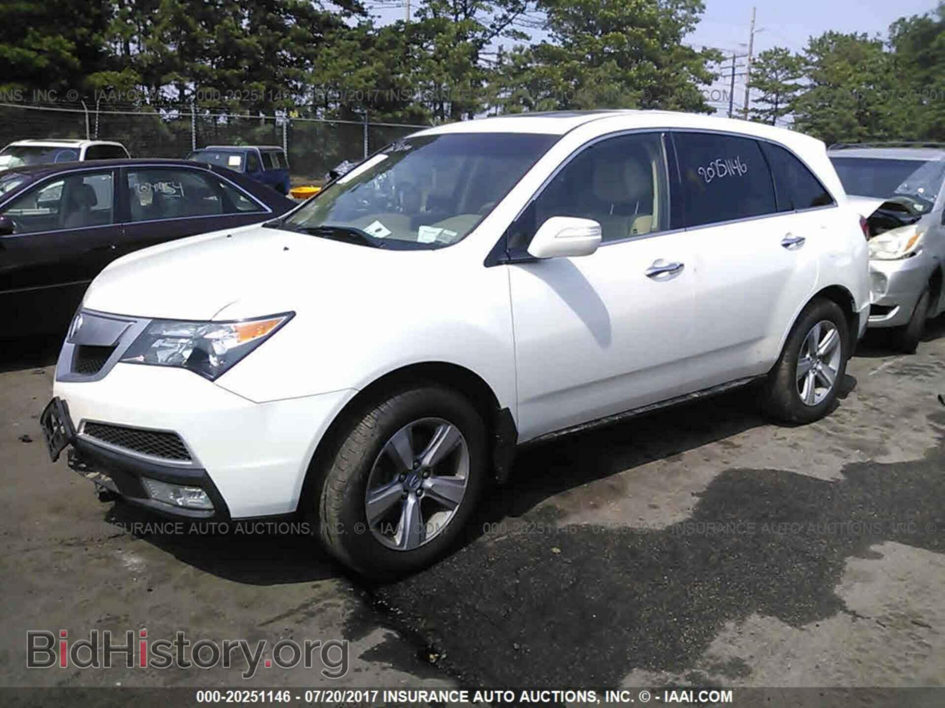 2012 Acura Mdx - VIN: 2HNYD2H43CH545923 - Фото 2