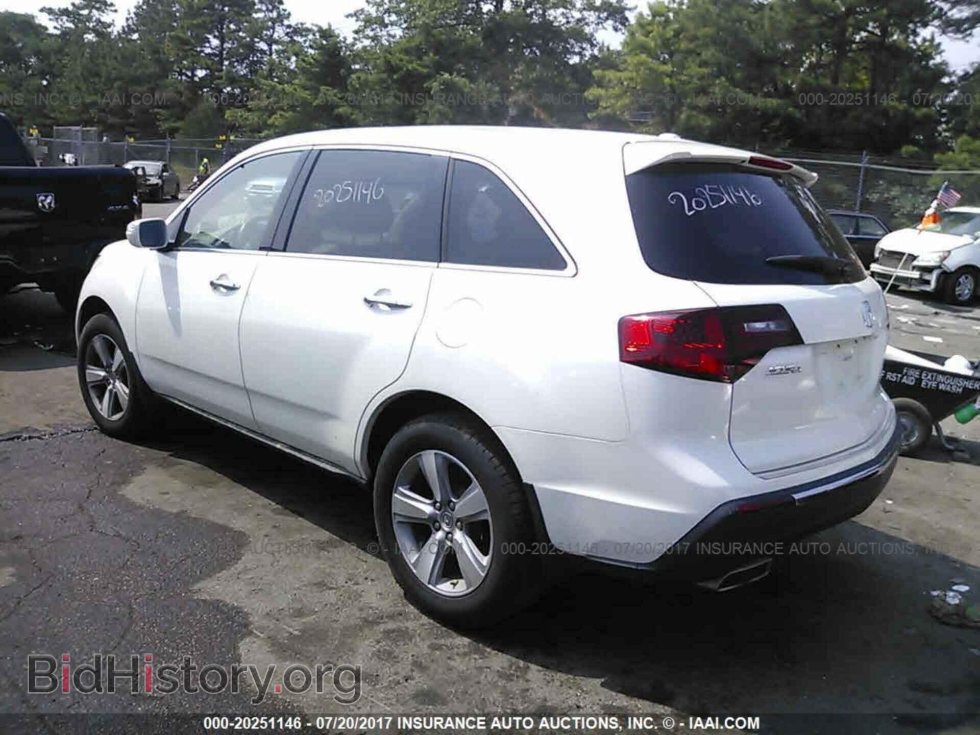 2012 Acura Mdx - VIN: 2HNYD2H43CH545923 - Фото 3