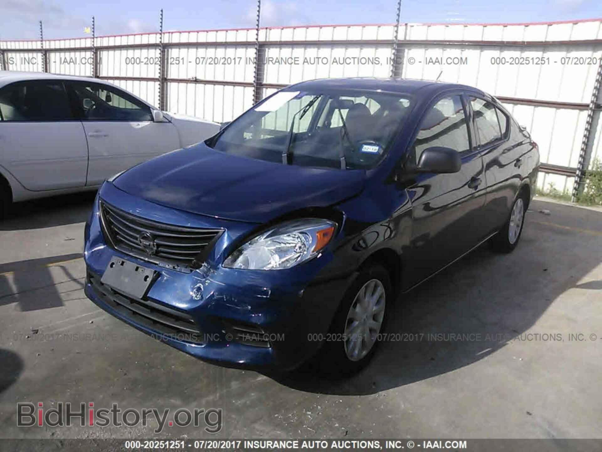 2014 Nissan Versa - VIN: 3N1CN7AP7EL849073 - Фото 2