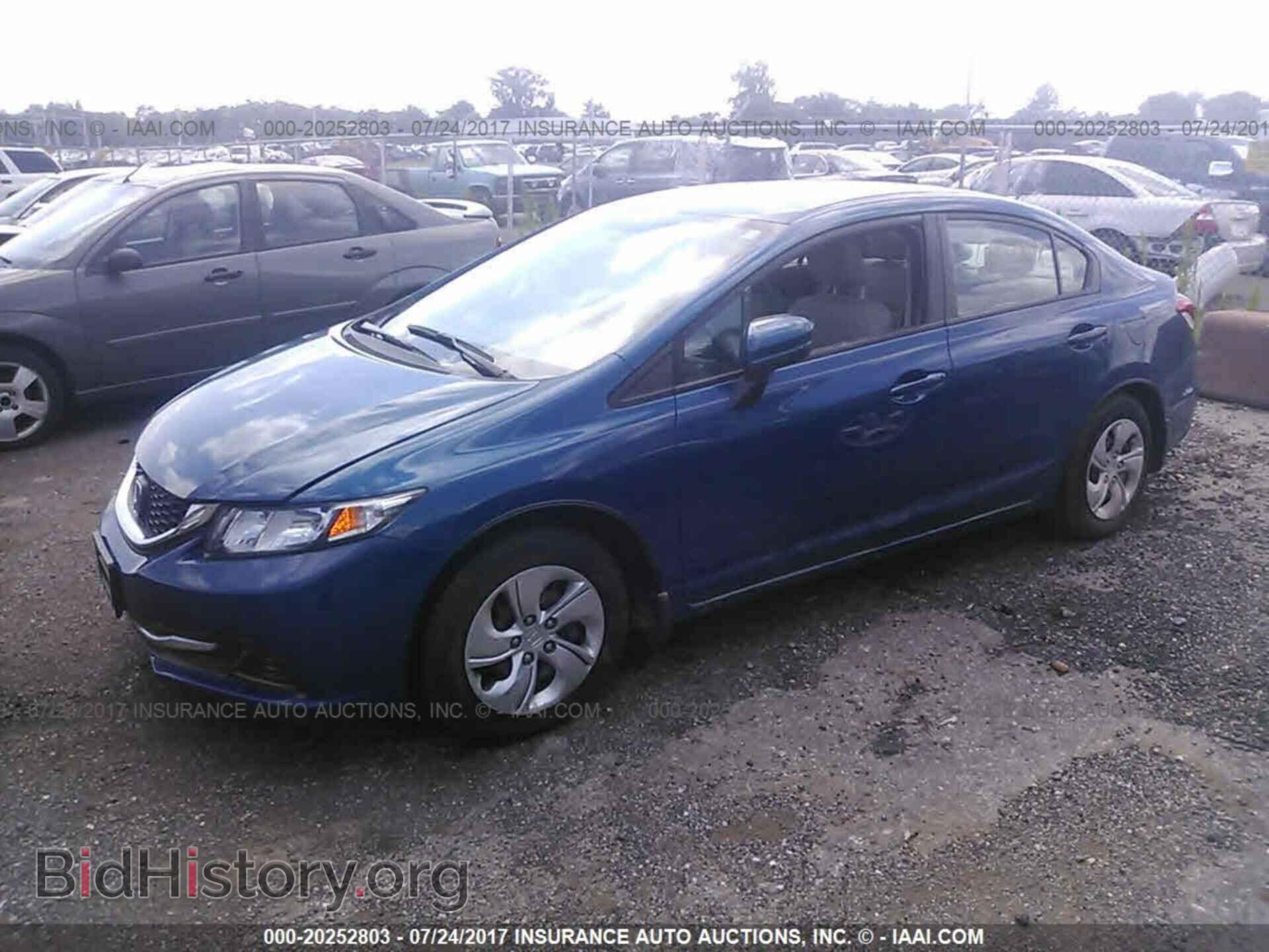 2014 Honda Civic - VIN: 2HGFB2F58EH551347 - Фото 2