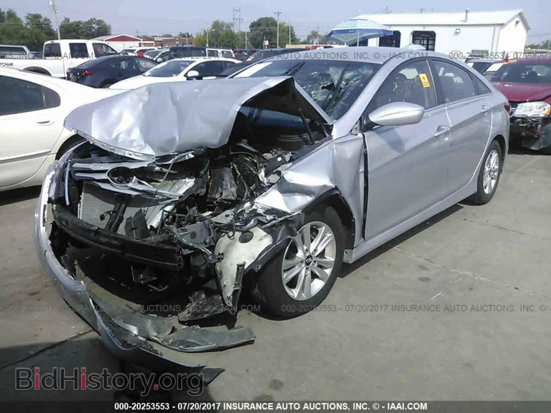 2014 Hyundai SONATA (VIN 5NPEB4AC4EH912821) — фото 2 из 10