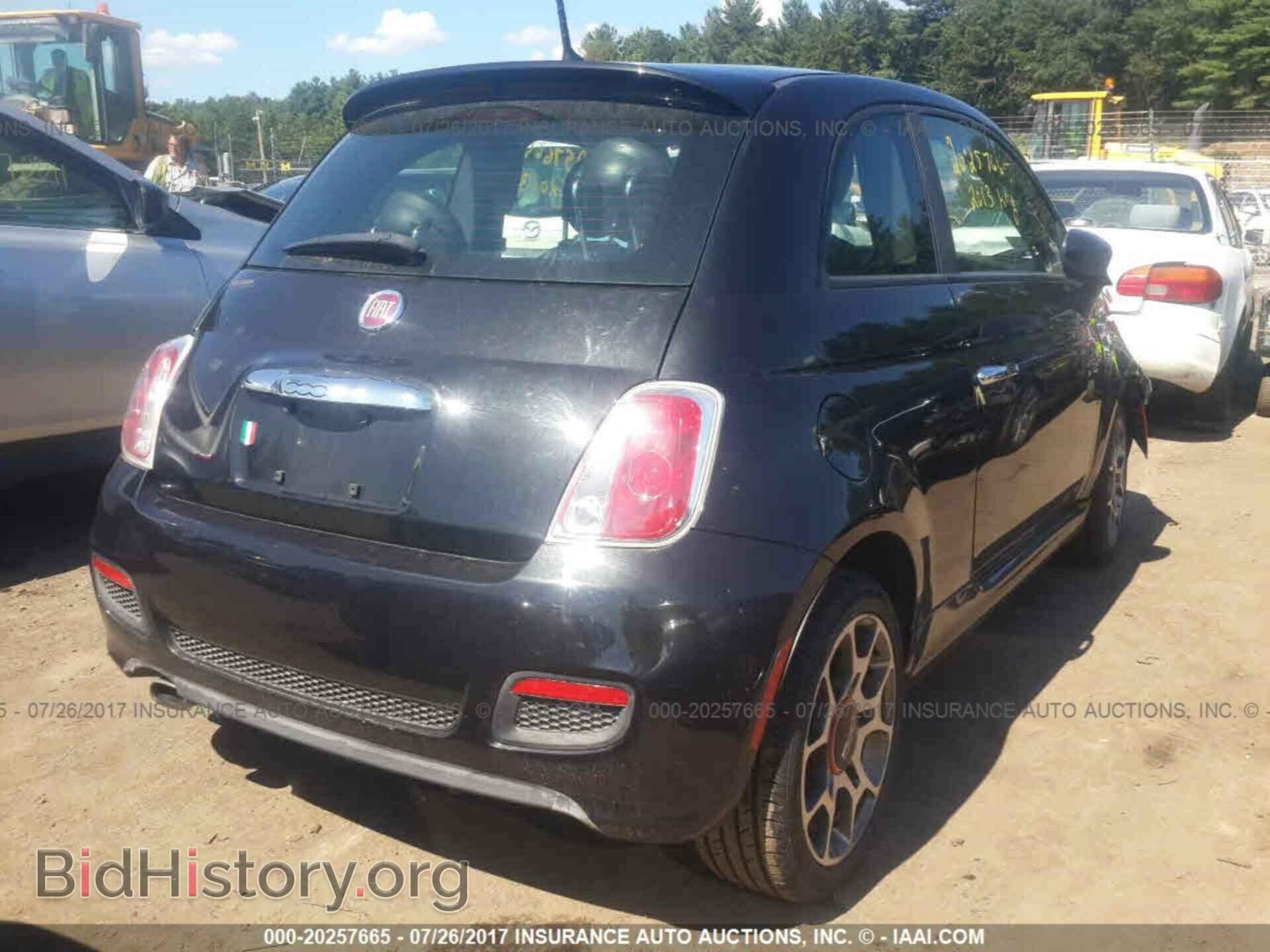 2013 Fiat 500 - VIN: 3C3CFFBR2DT677591 - Фото 4