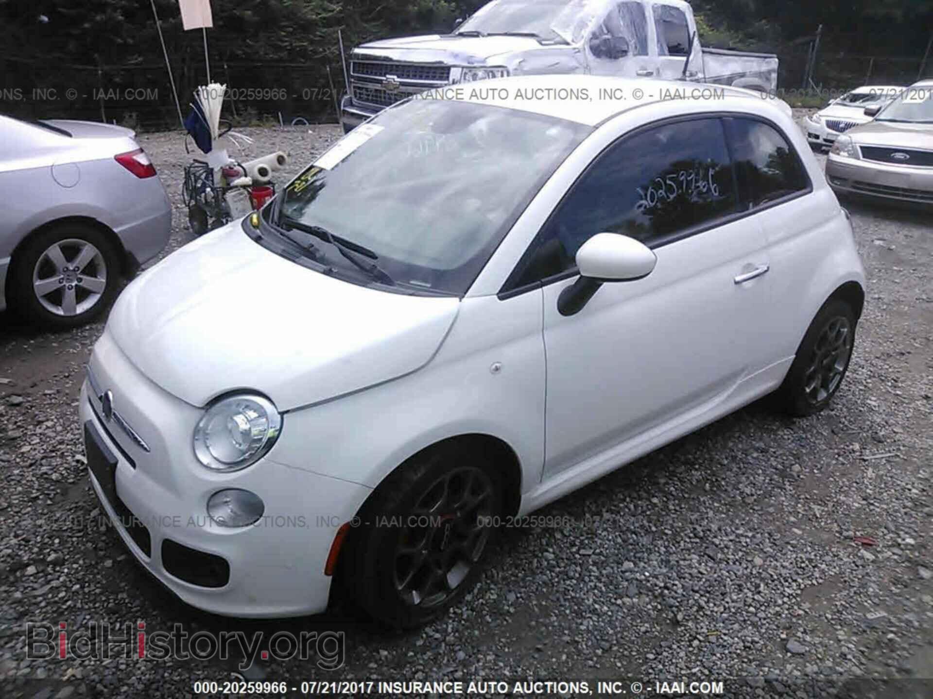2014 Fiat 500 - VIN: 3C3CFFBR9ET242262 - Photo 2