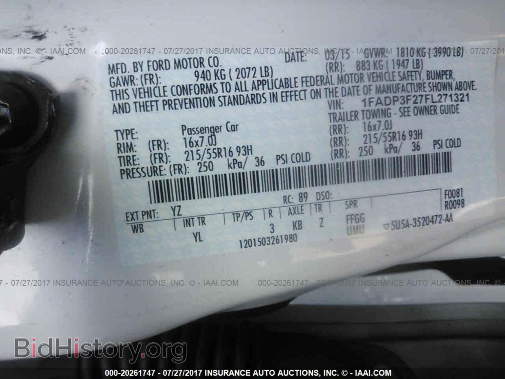 2015 Ford Focus - VIN: 1FADP3F27FL271321 - Photo 9
