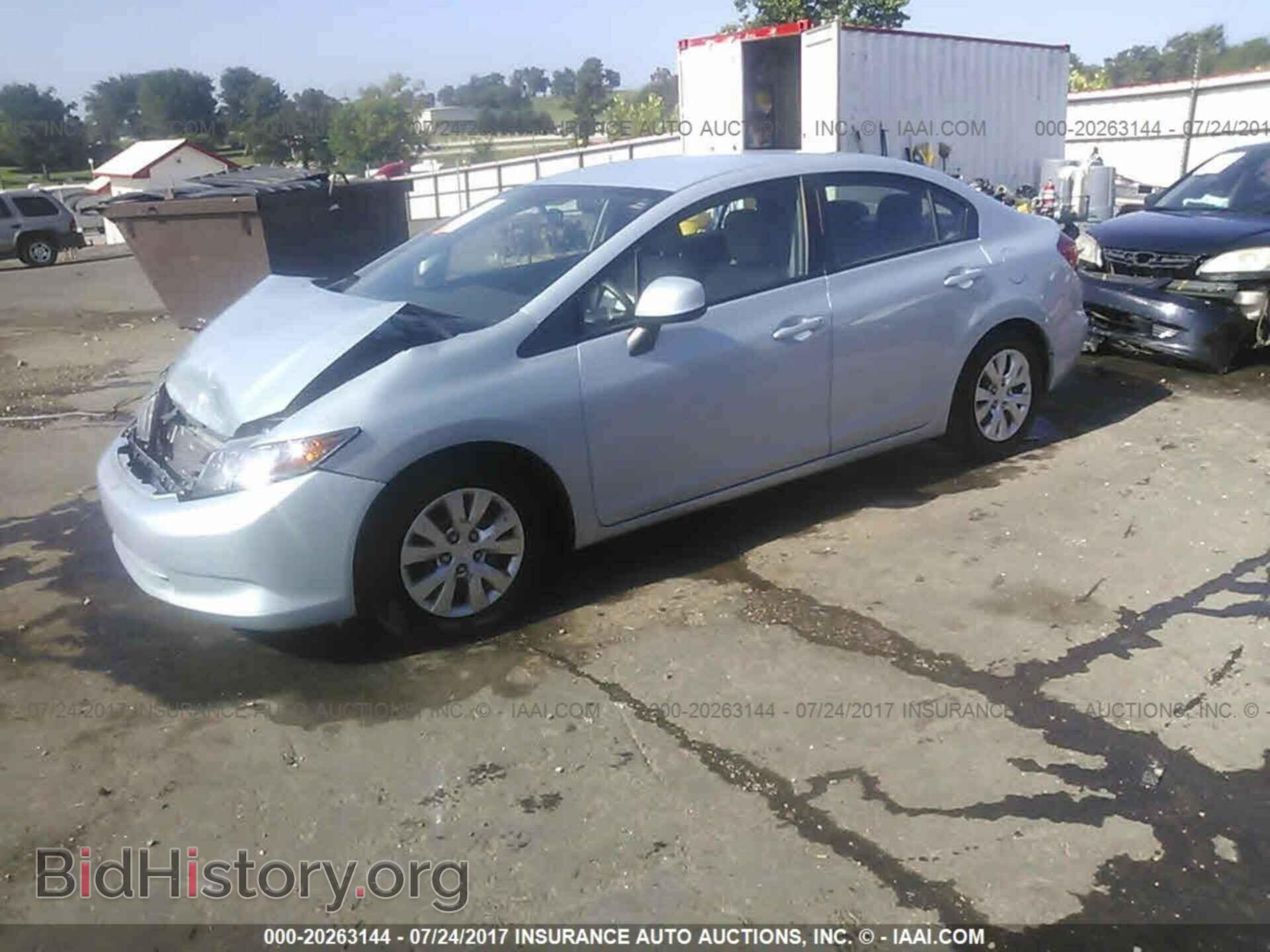 2012 Honda Civic - VIN: 2HGFB2F54CH600055 - Фото 2