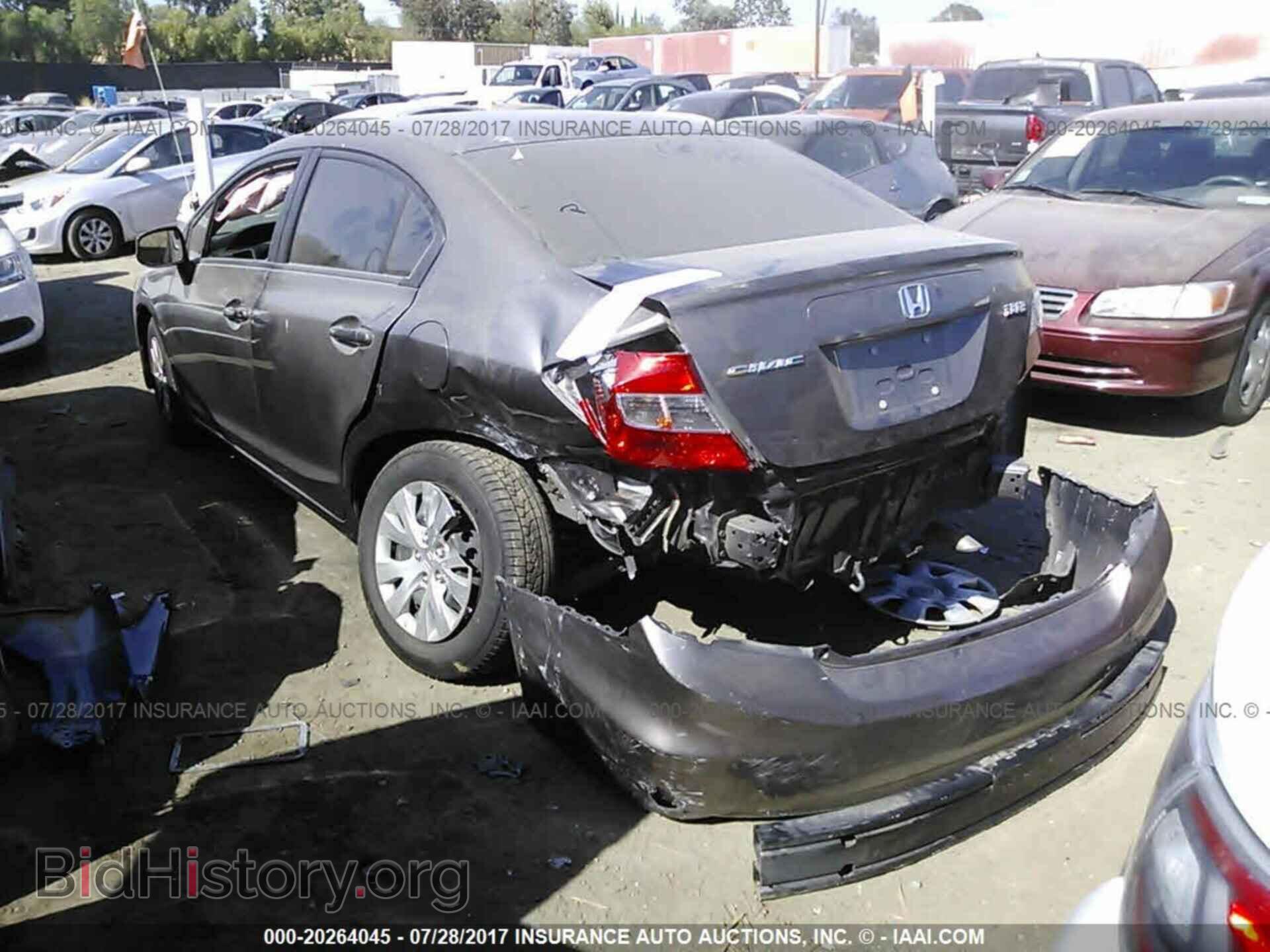 2012 Honda Civic - VIN: 2HGFB2F54CH545378 - Фото 3