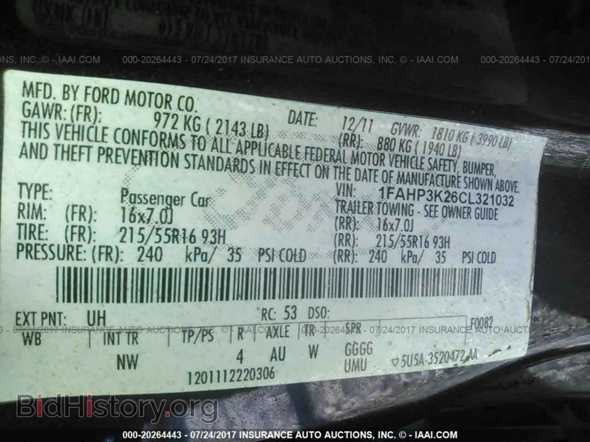 2012 Ford Focus - VIN: 1FAHP3K26CL321032 - Photo 9