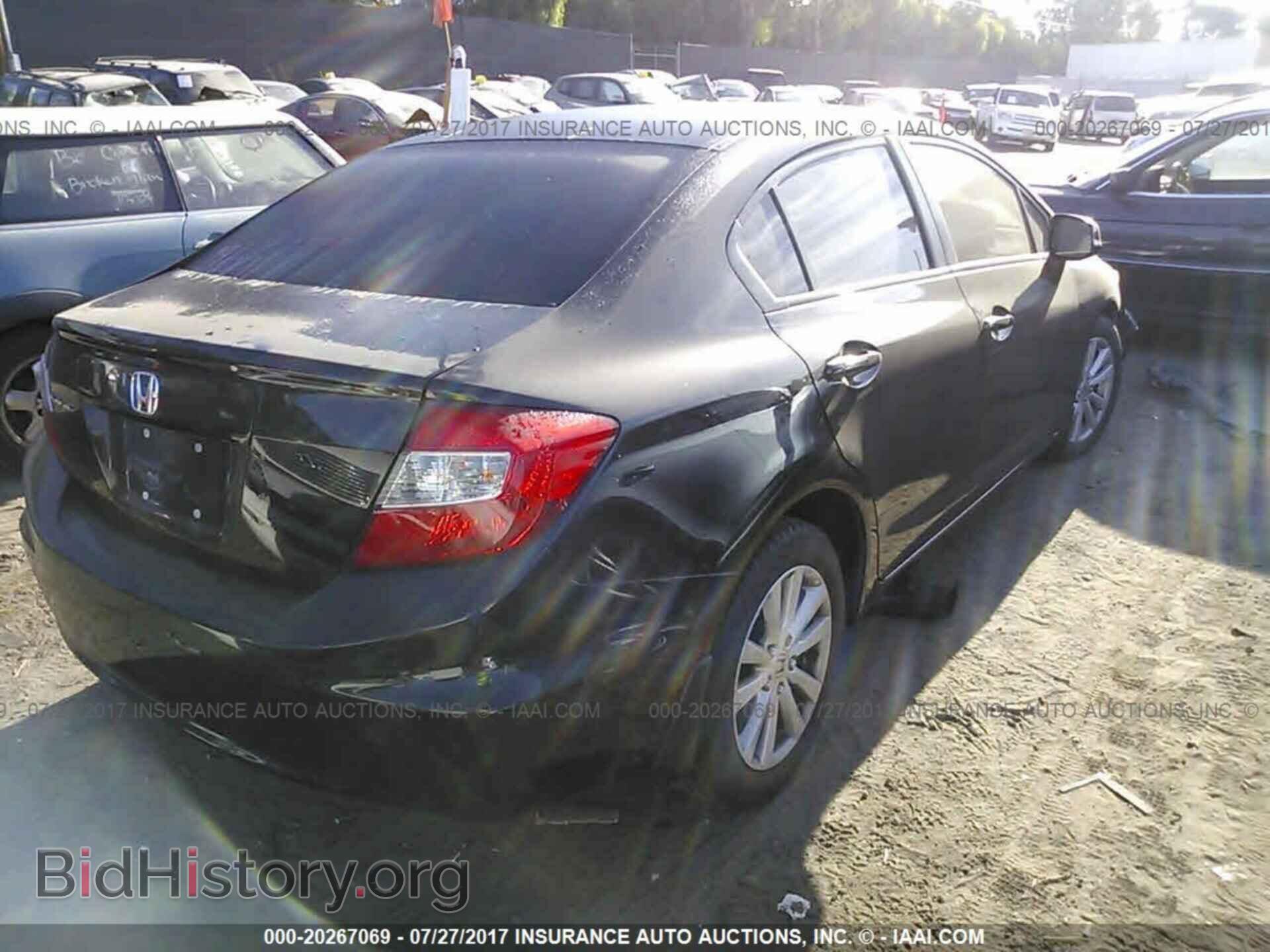 2012 Honda Civic - VIN: 19XFB2F80CE387917 - Фото 4