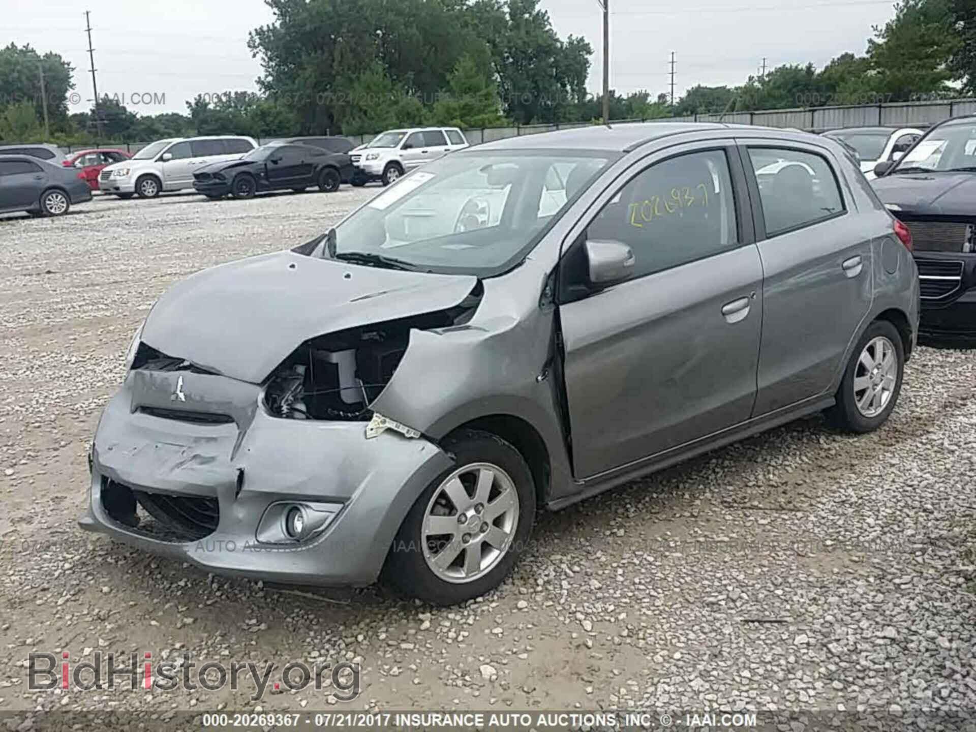 2015 Mitsubishi Mirage - VIN: ML32A4HJ0FH046192 - Фото 2