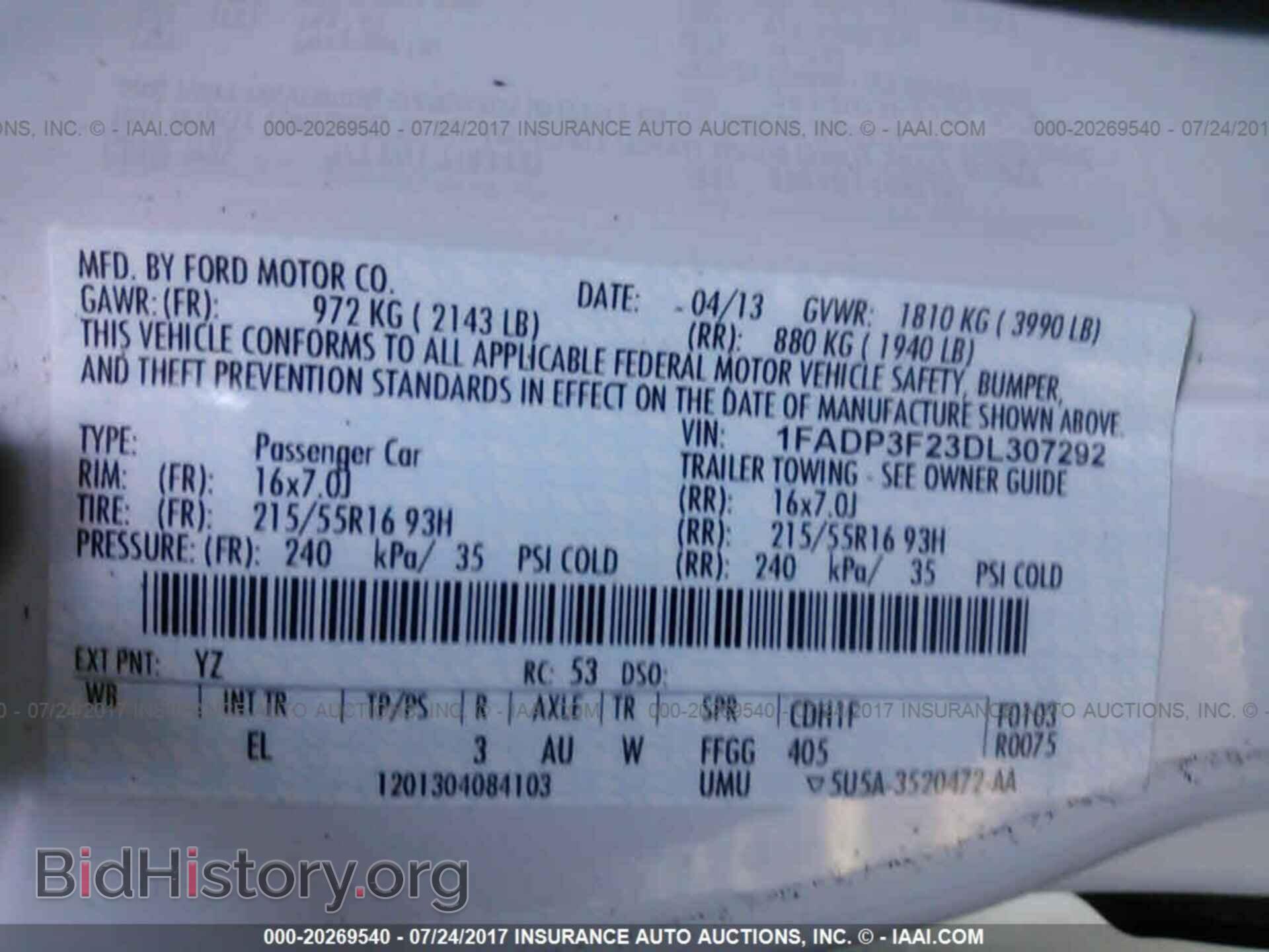 2013 Ford Focus - VIN: 1FADP3F23DL307292 - Фото 9