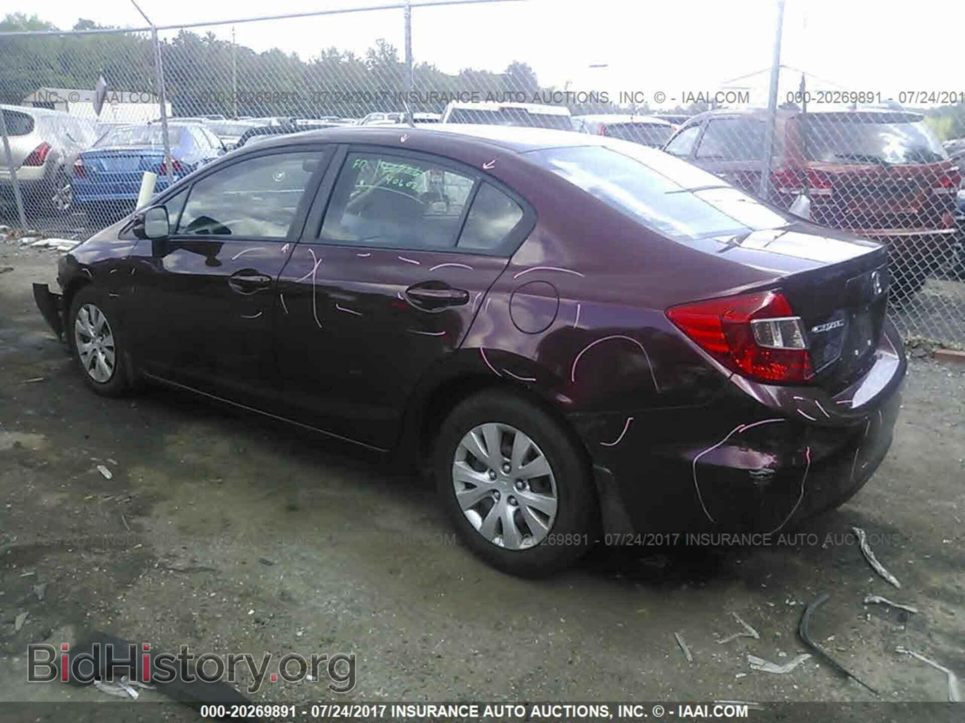 2012 Honda Civic - VIN: 19XFB2F50CE363722 - Фото 3