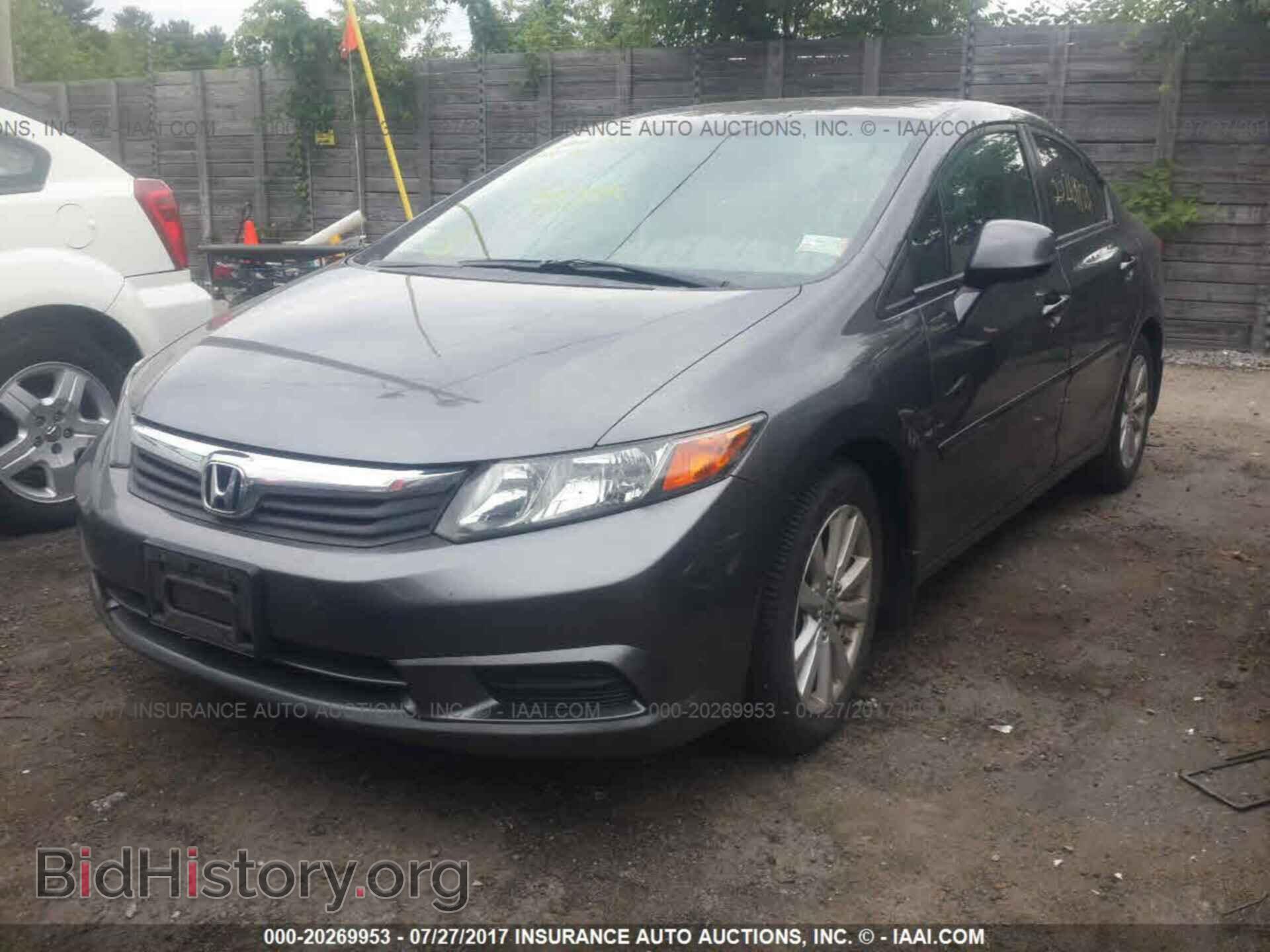 2012 Honda Civic - VIN: 2HGFB2F86CH310166 - Фото 2
