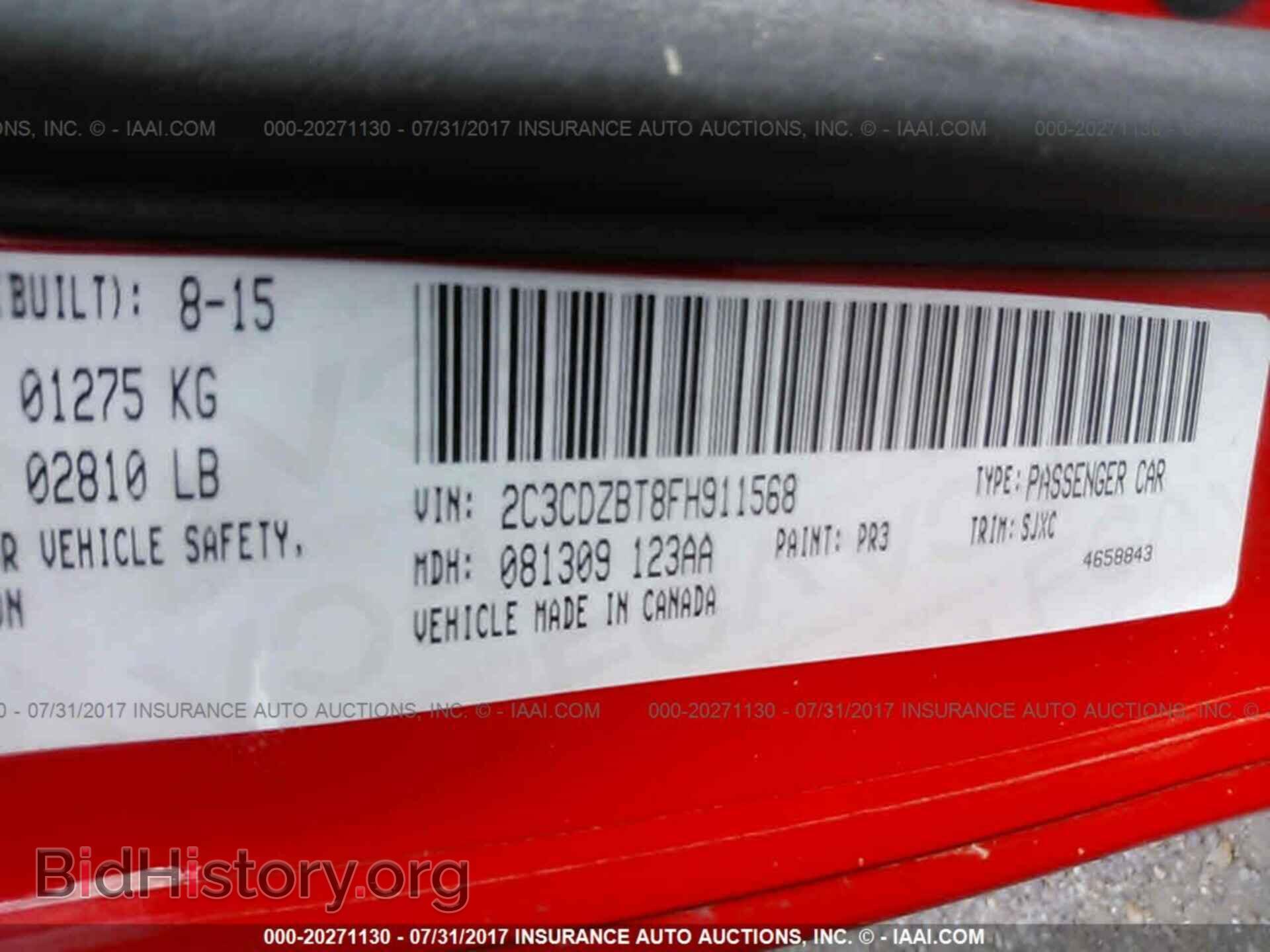 2015 Dodge Challenger - VIN: 2C3CDZBT8FH911568 - Photo 9
