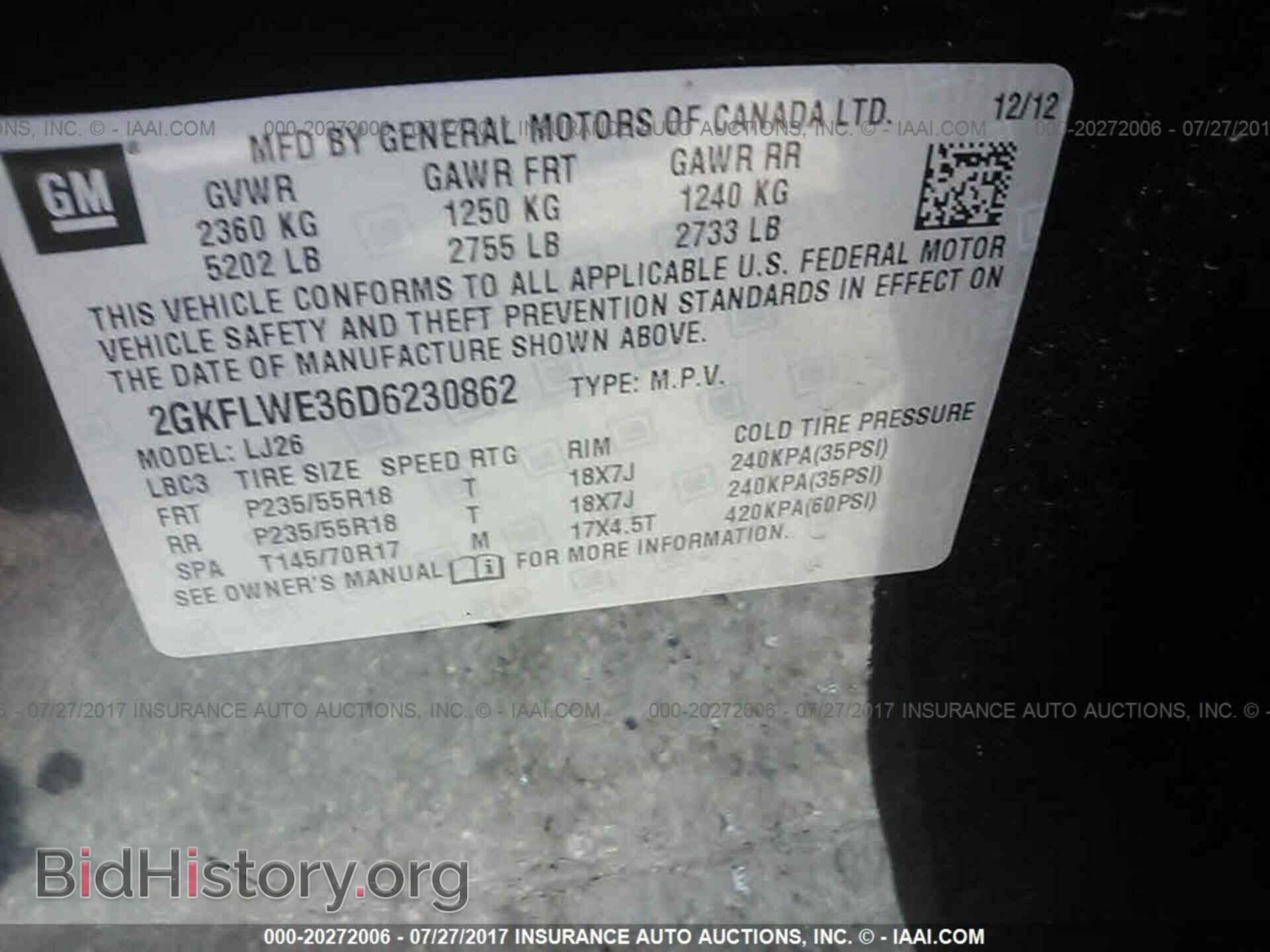 2013 Gmc Terrain - VIN: 2GKFLWE36D6230862 - Photo 9