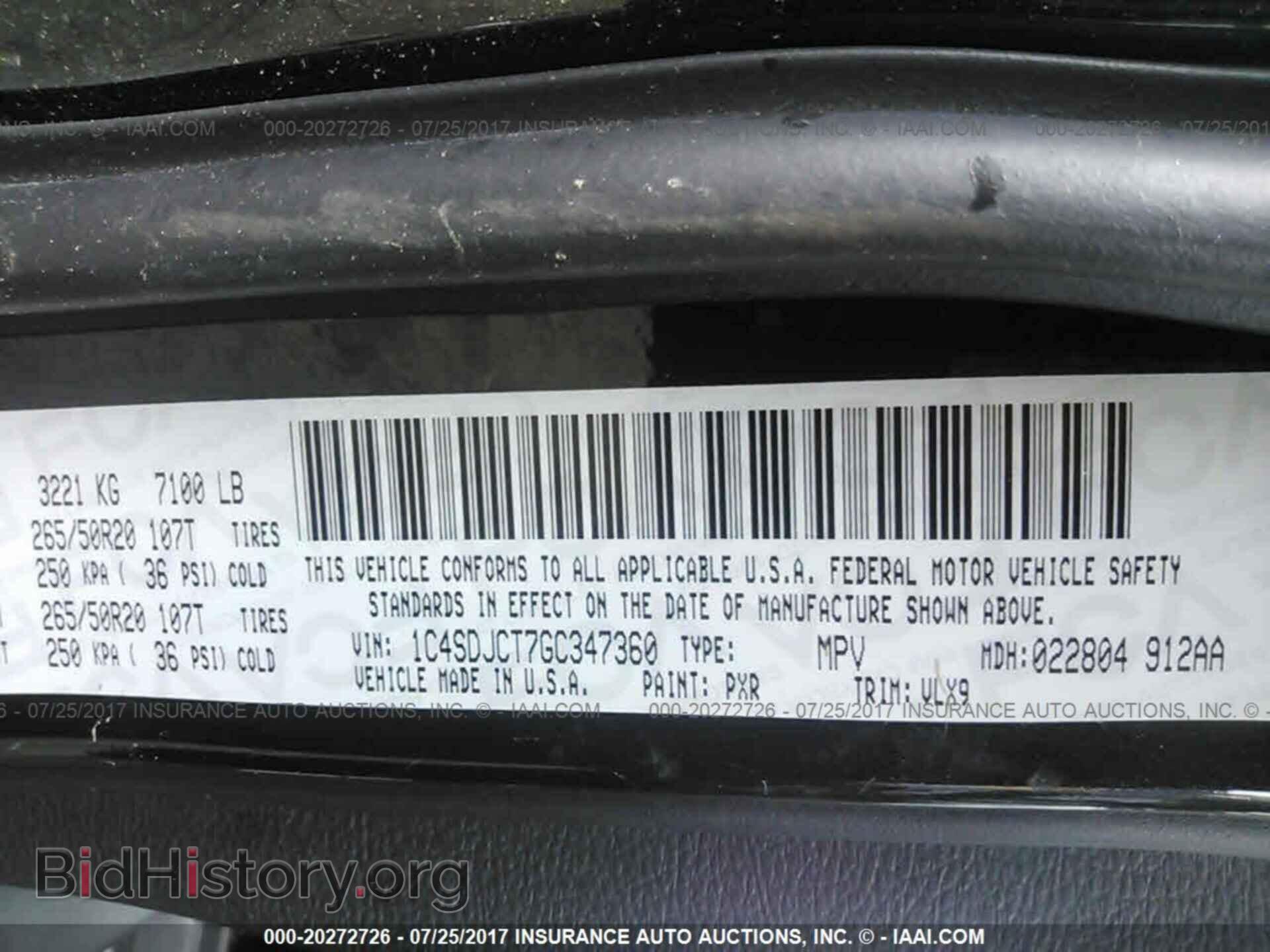 2016 Dodge Durango - VIN: 1C4SDJCT7GC347360 - Photo 9