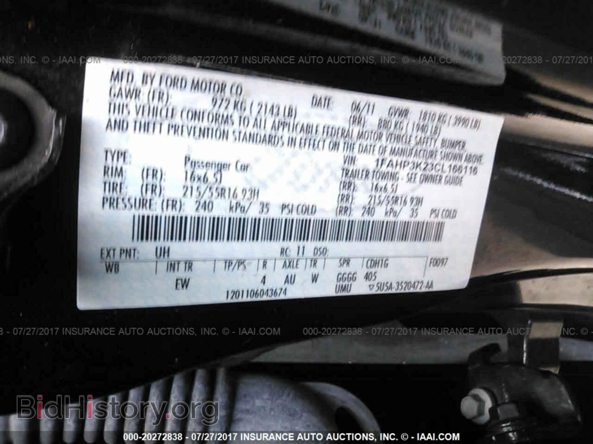 2012 Ford Focus - VIN: 1FAHP3K23CL166116 - Photo 9