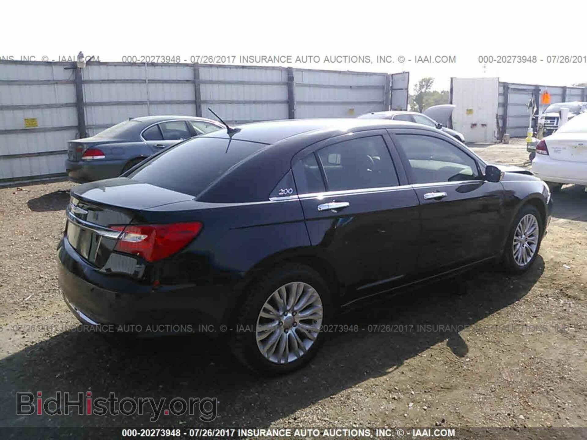 2012 Chrysler 200 - VIN: 1C3CCBCGXCN175313 - Фото 4