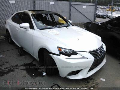 2014 Lexus IS, white — VIN JTHCF1D24E5013985, IAAI