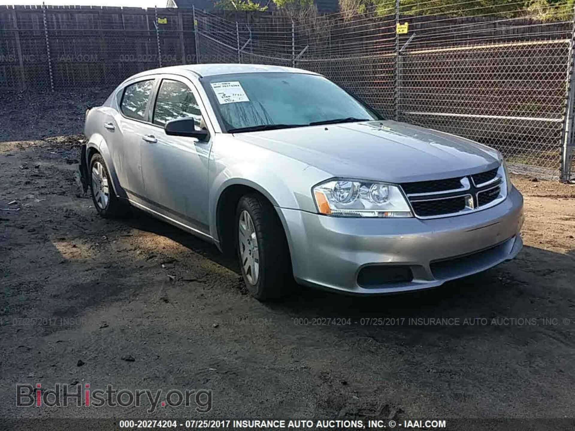 Photo 1C3CDZAB7EN176192 - Dodge Avenger 2014