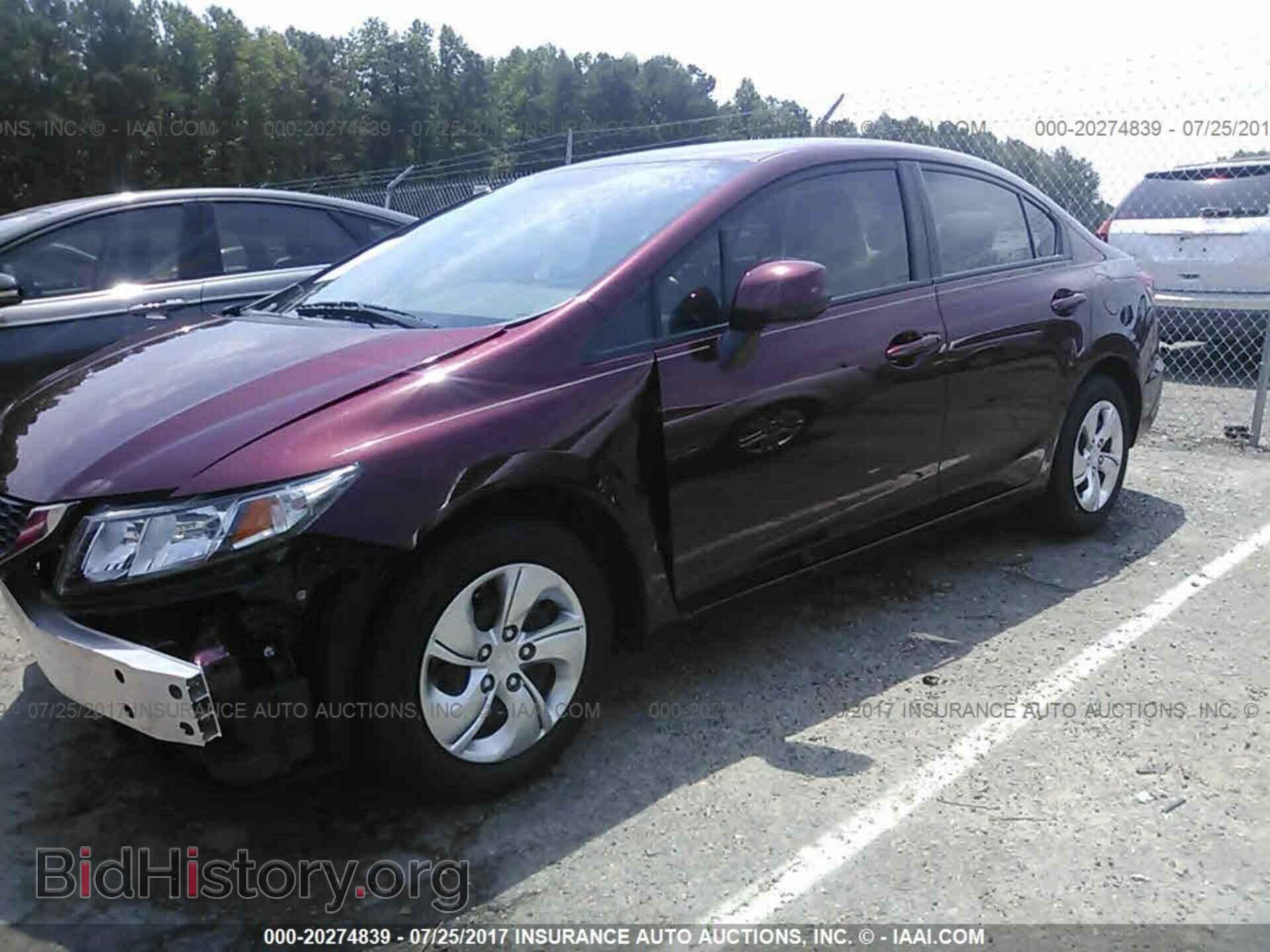 2013 Honda Civic - VIN: 2HGFB2F51DH601018 - Фото 2