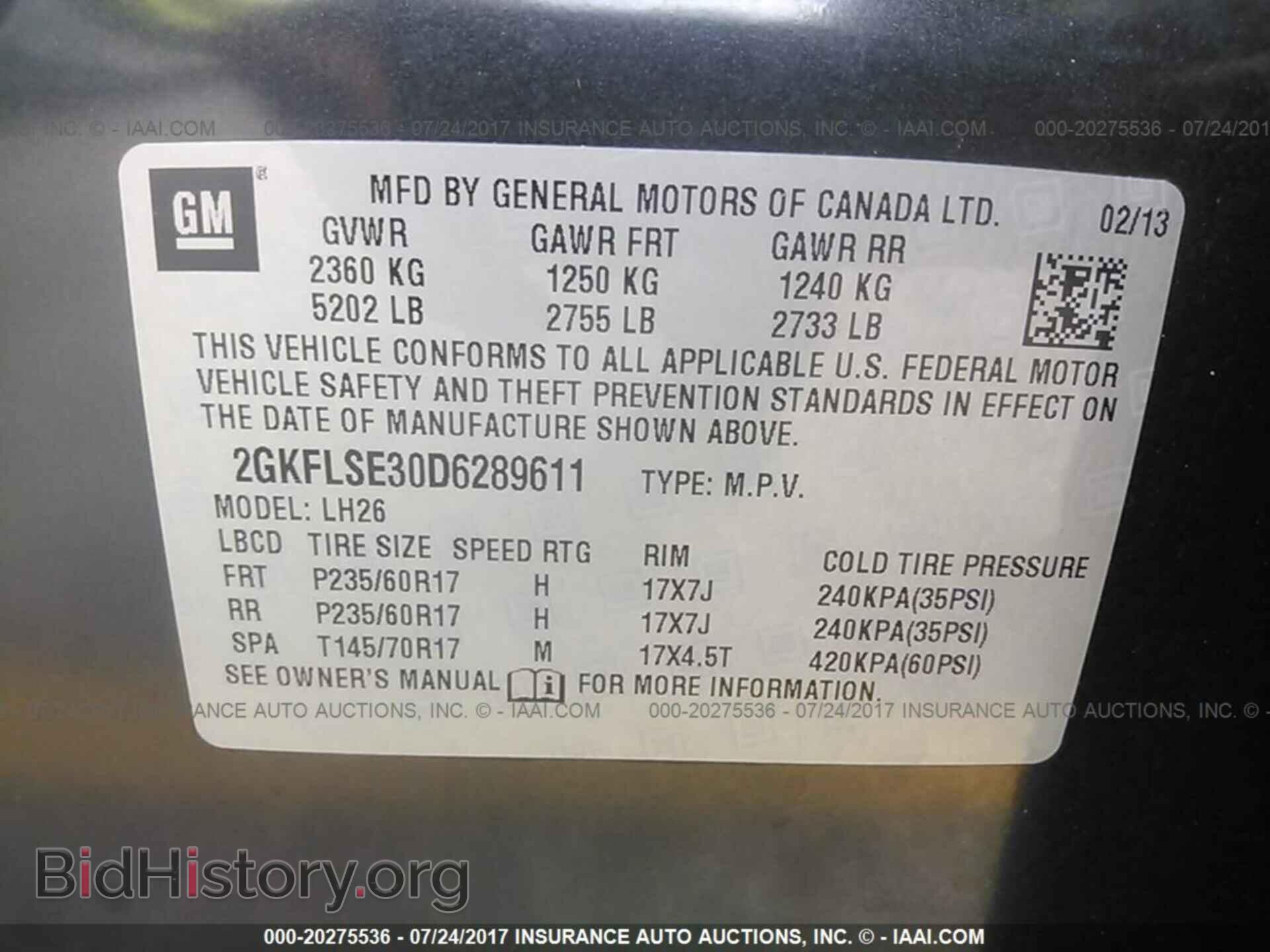 2013 Gmc Terrain - VIN: 2GKFLSE30D6289611 - Photo 9