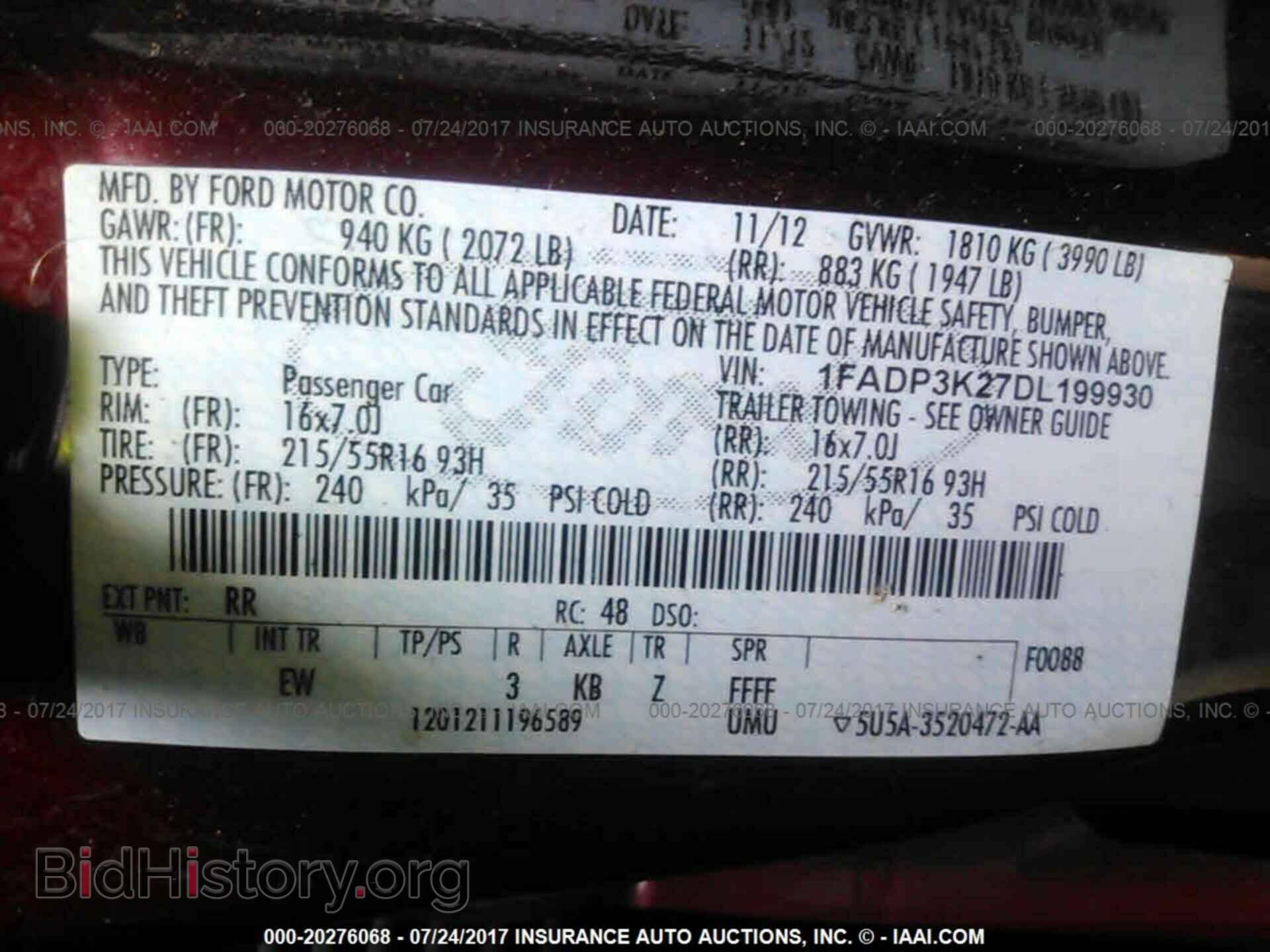 2013 Ford Focus - VIN: 1FADP3K27DL199930 - Photo 9