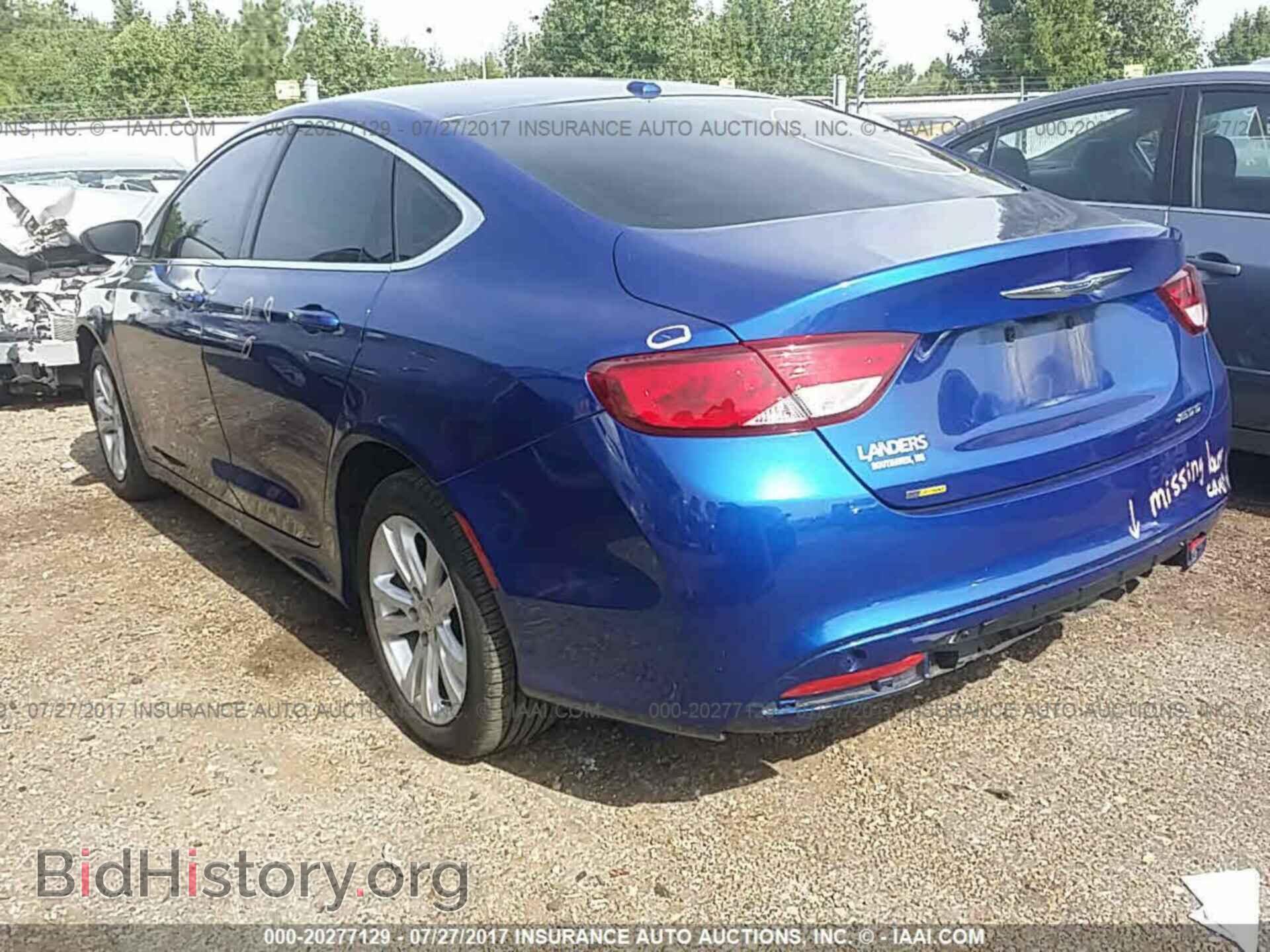 2015 Chrysler 200 - VIN: 1C3CCCAB8FN724461 - Фото 3