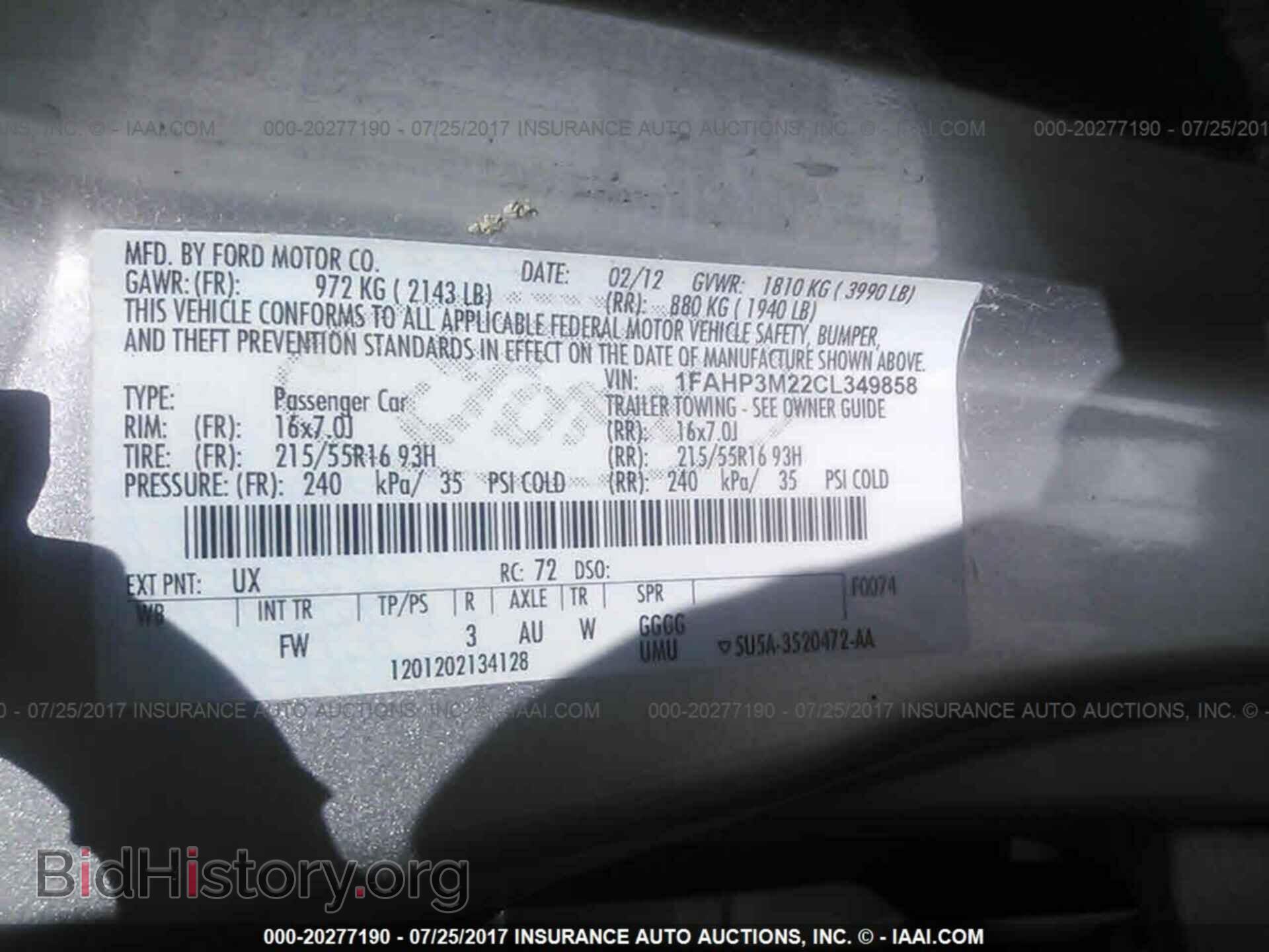 2012 Ford Focus - VIN: 1FAHP3M22CL349858 - Photo 9