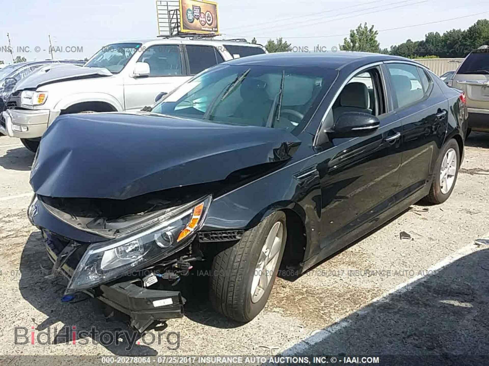 2014 Kia Optima - VIN: 5XXGM4A72EG270939 - Фото 2