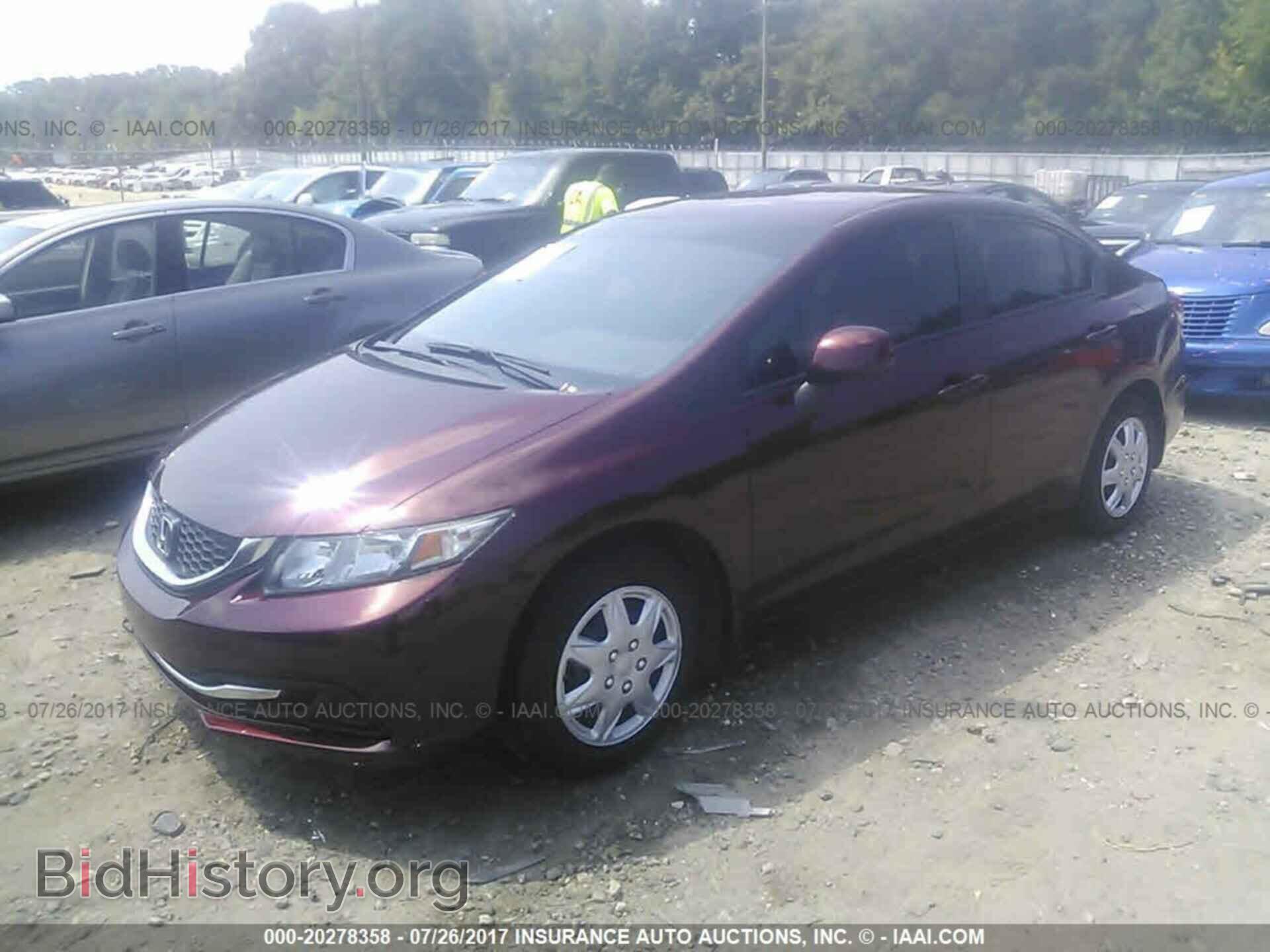 2013 Honda Civic - VIN: 19XFB2F59DE204599 - Фото 2