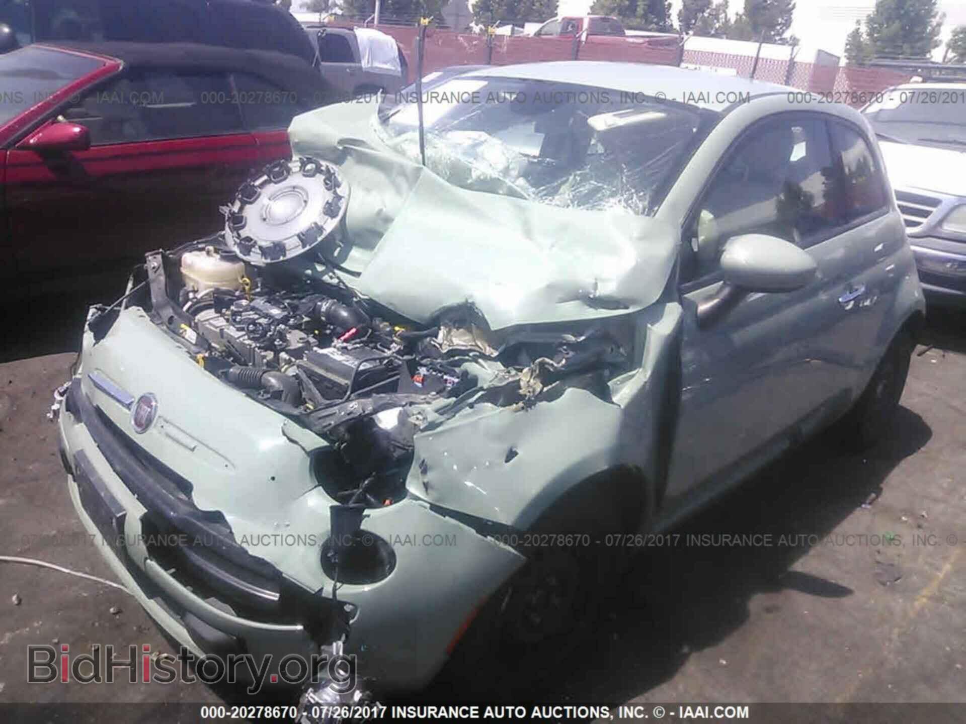 2015 Fiat 500 - VIN: 3C3CFFAR5FT652978 - Photo 2