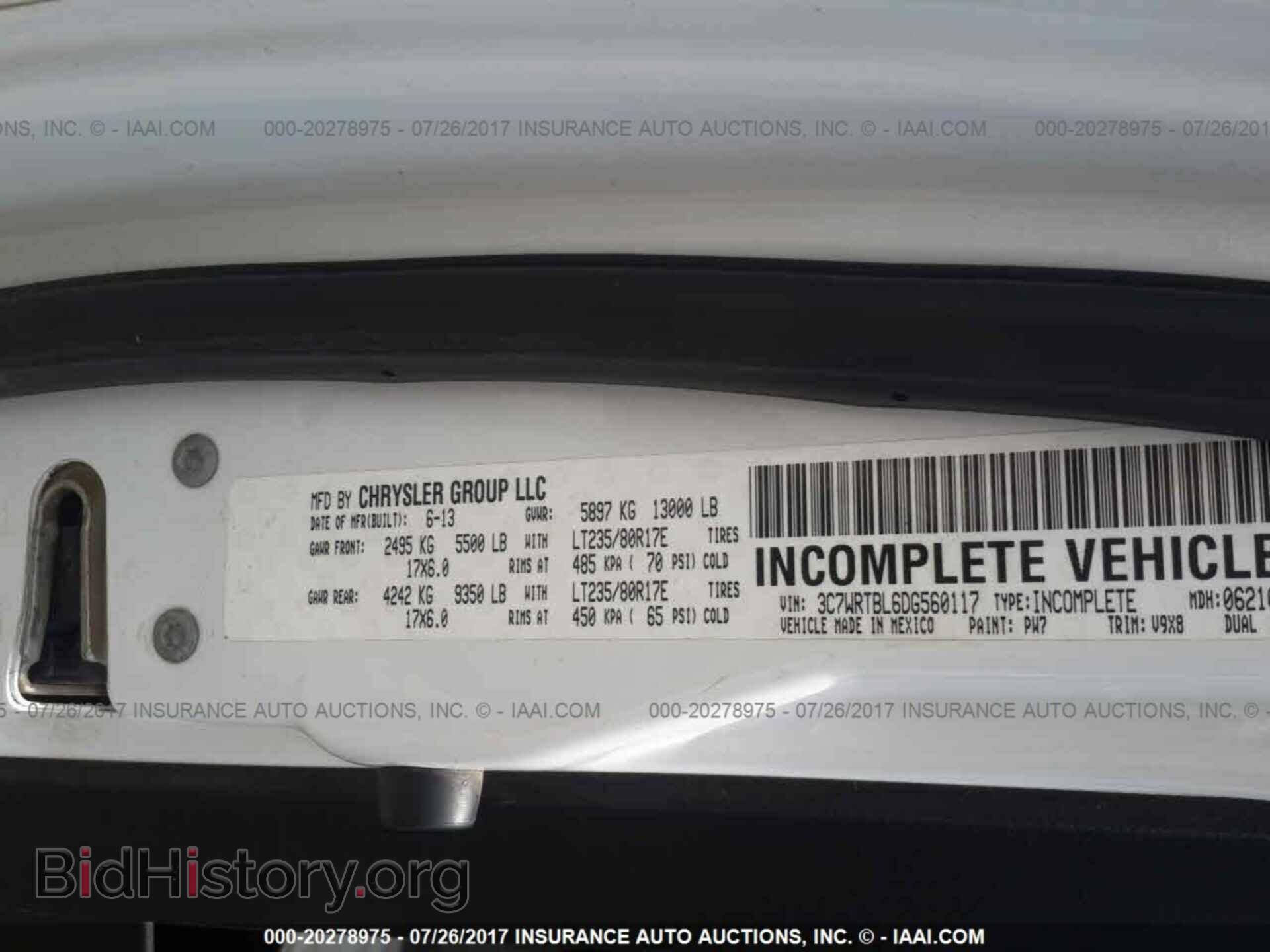 2013 Ram 3500 - VIN: 3C7WRTBL6DG560117 - Фото 9