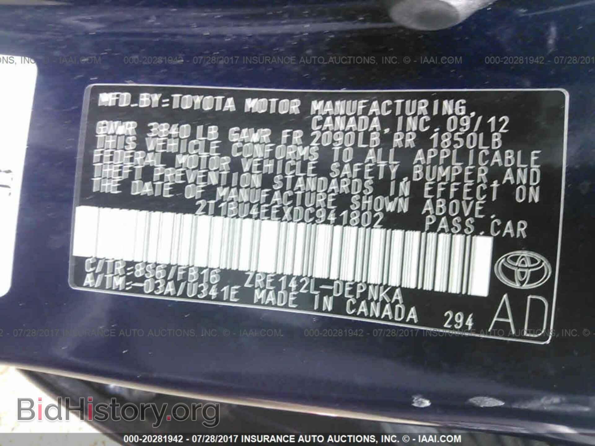 2013 Toyota Corolla - VIN: 2T1BU4EEXDC941802 - Photo 9