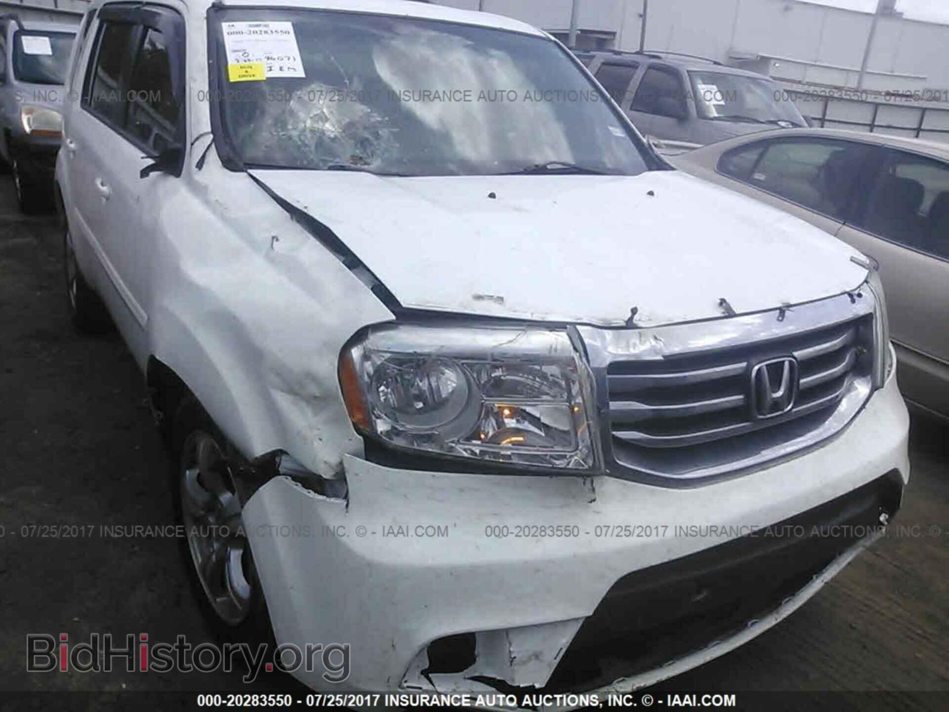 Photo 5FNYF3H55CB028322 - Honda Pilot 2012