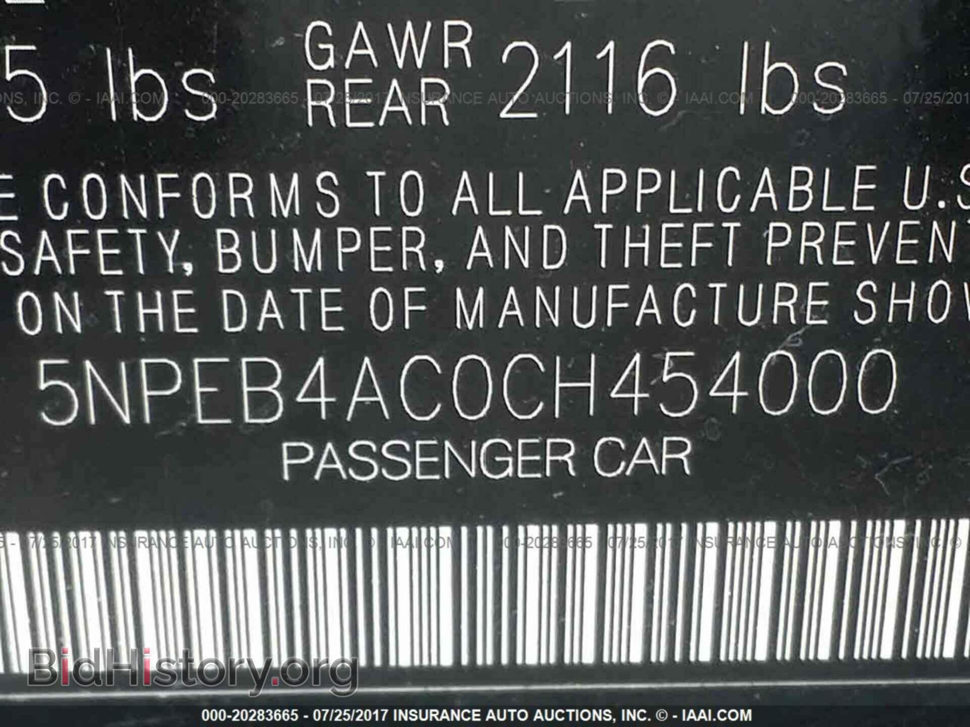 2012 Hyundai Sonata - VIN: 5NPEB4AC0CH454000 - Photo 9